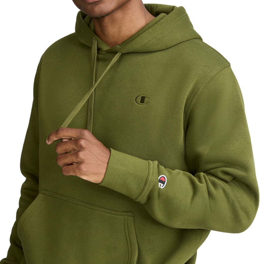 Champion Felpa Uomo Cappuccio 221995 GS585 Verde – cotone, comfort, stile sportivo