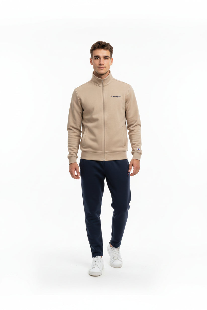 Champion Full Zip Suit 222248 MS041 Uomo Beige