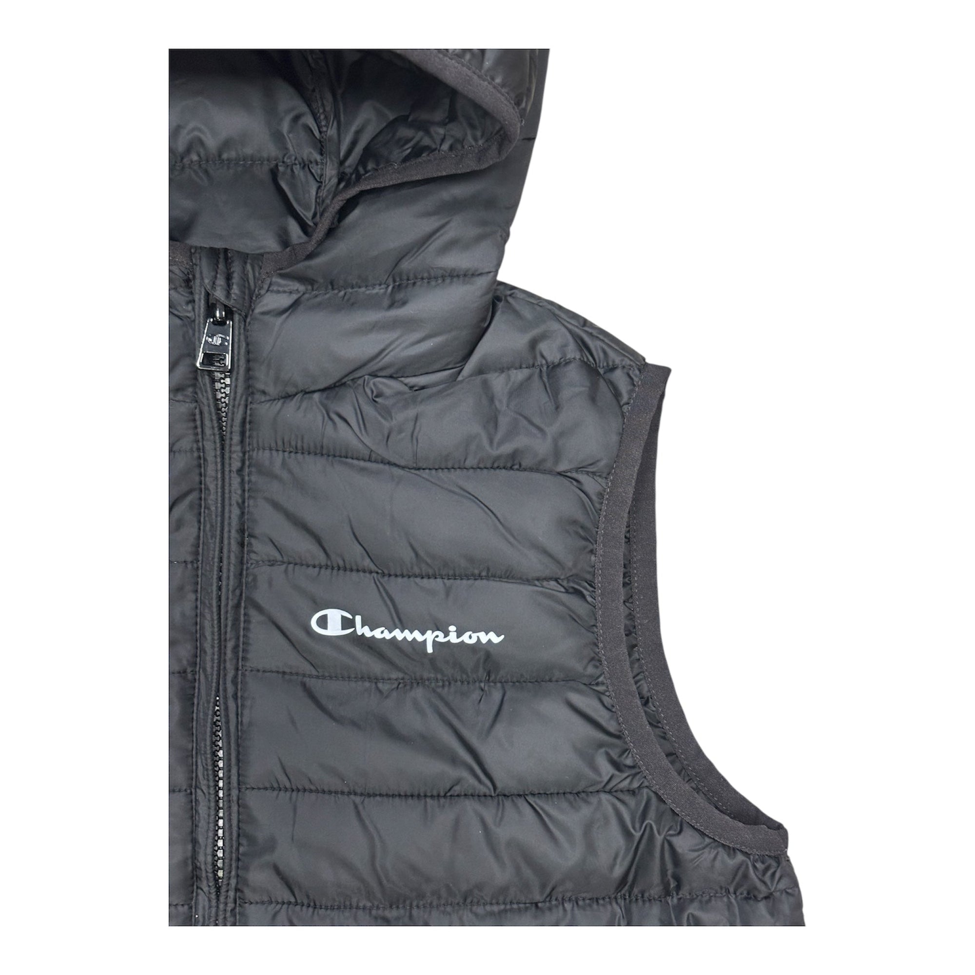 Champion Gilet con Cappuccio 307542 KK001 Junior Nero