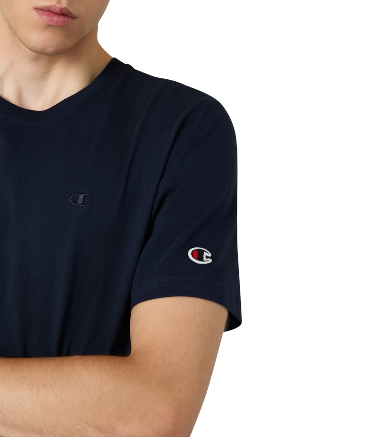 Champion Maglietta Uomo 221943 BS501 Blu – cotone, manica corta, comfort e stile casual