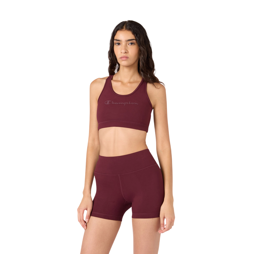 Champion Top Reggiseno donna impatto leggero Bordeaux 118392_RS522