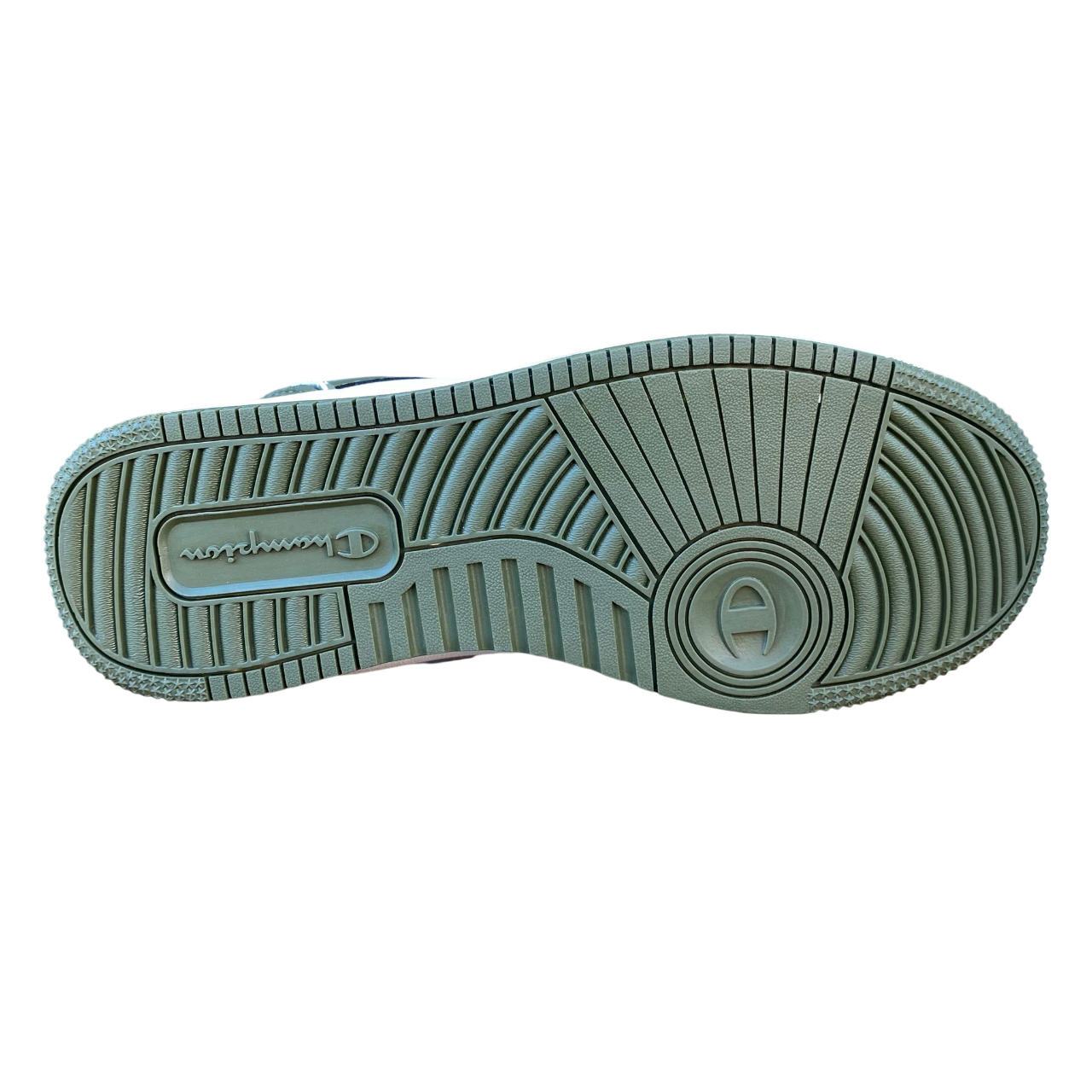 Champion Trainers RD18 Low S21906 GS585 Bianco-Verde| Sneakers basket uomo stile comfort
