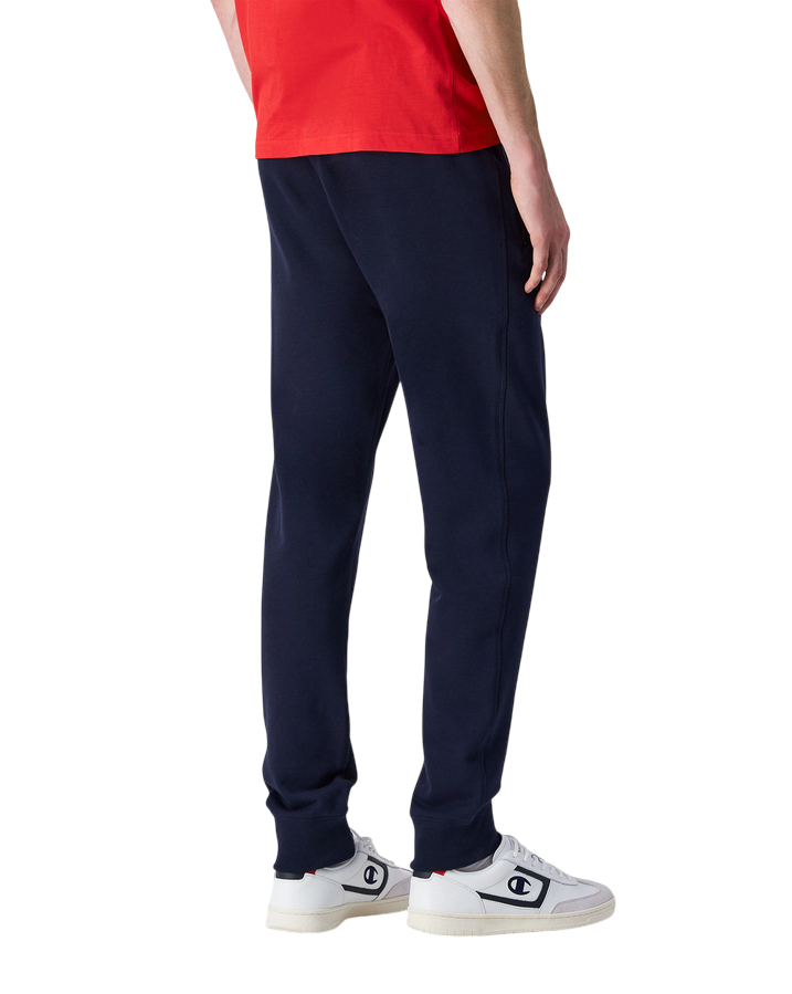 Champion pantalone sportivo da uomo con polsino alla caviglia 220804 BS501 blu