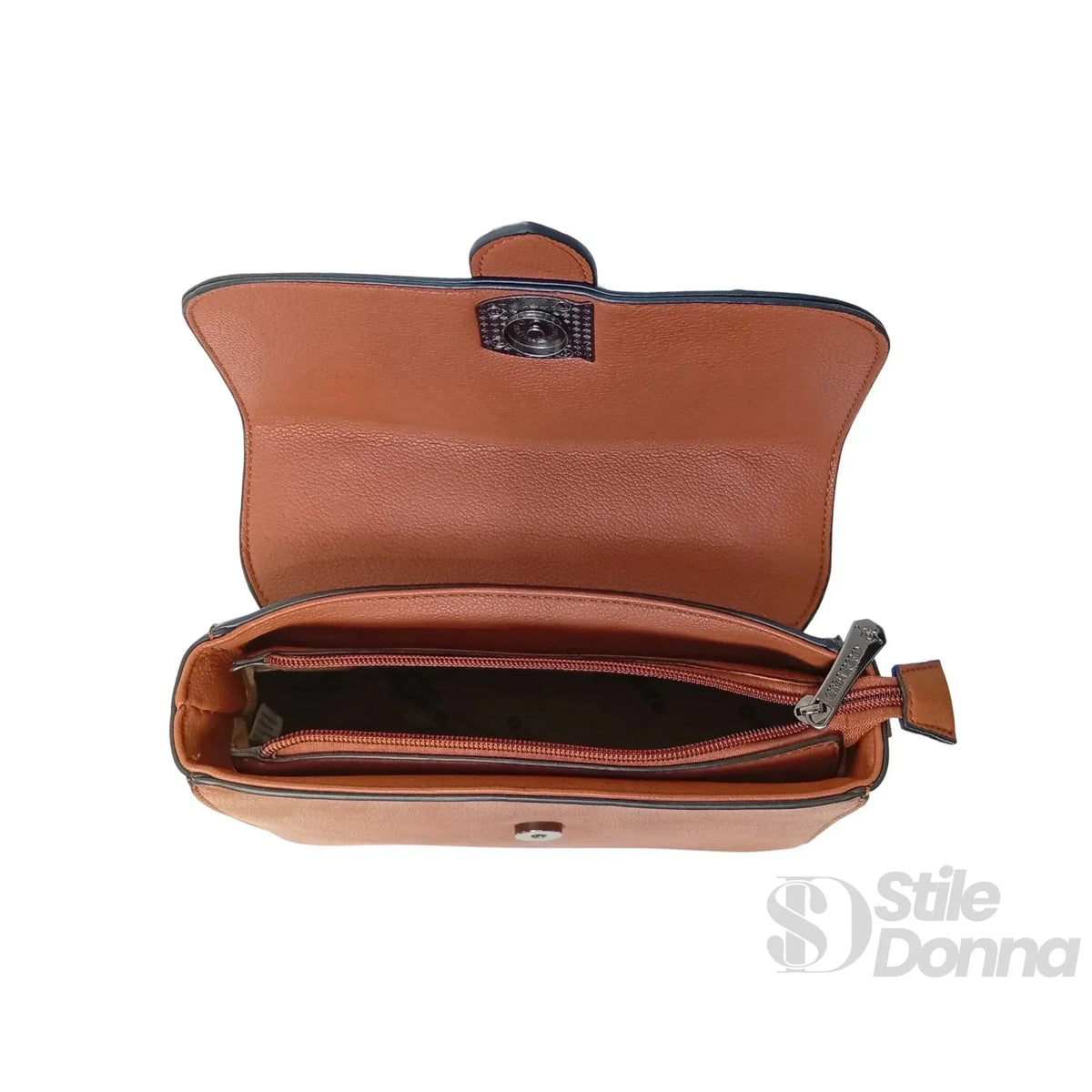 Charro Borsa a Spalla Rigida in Ecopelle con Design Minimalista
