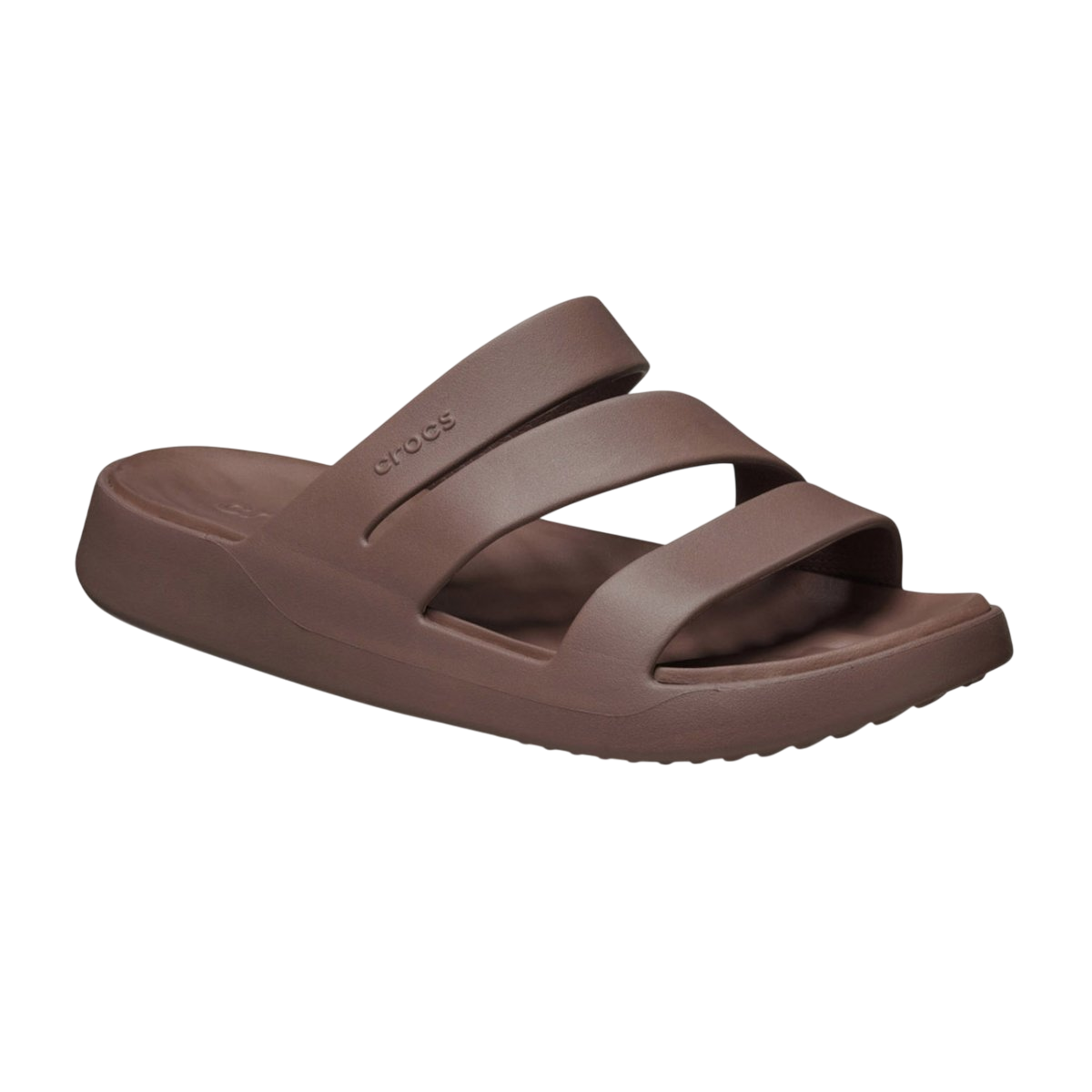 Crocs ciabatta sandalo Fuga Strappy da donna 209587-0LF tartufo