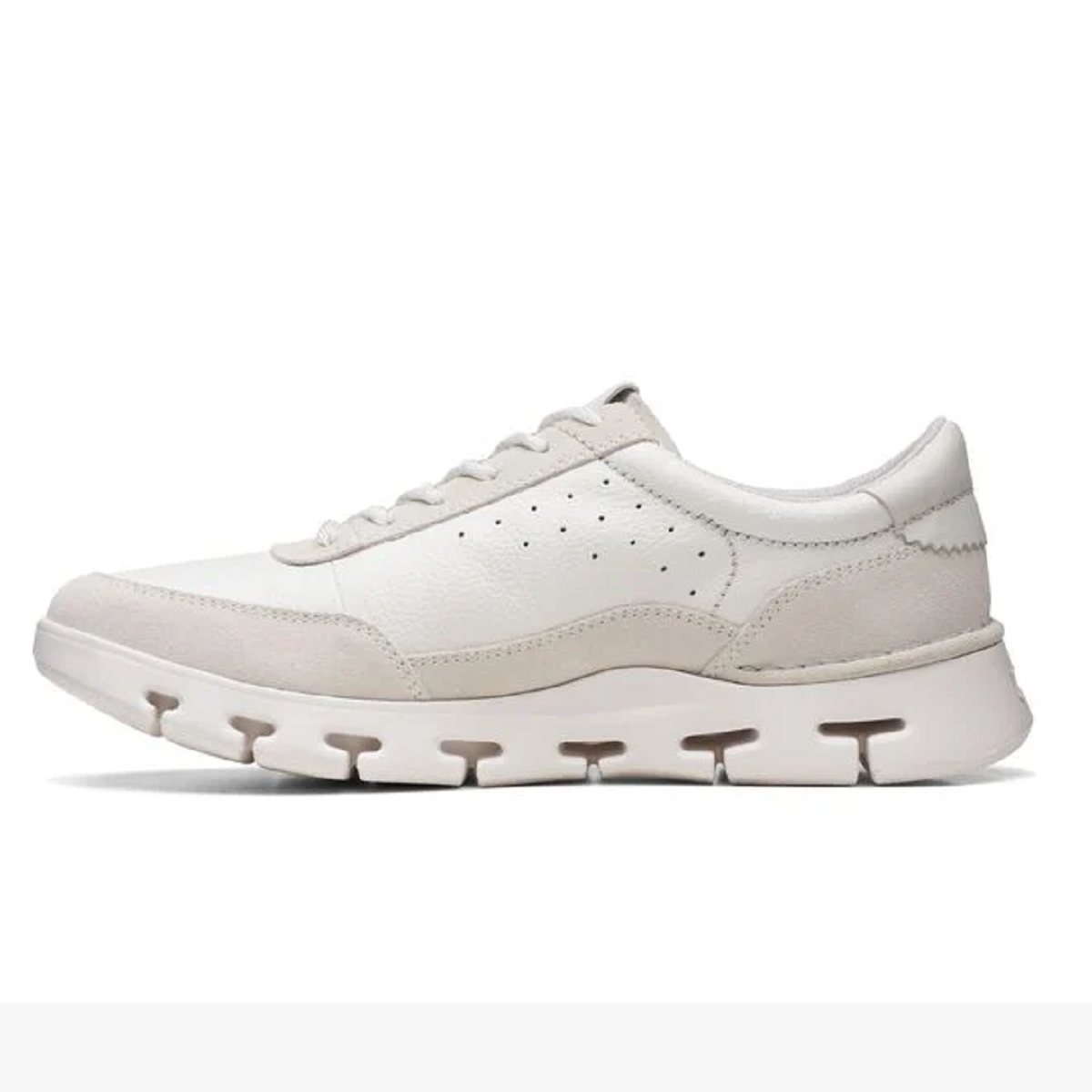 Clarks scarpa sneakers da uomo Nature X One 171924 bianco