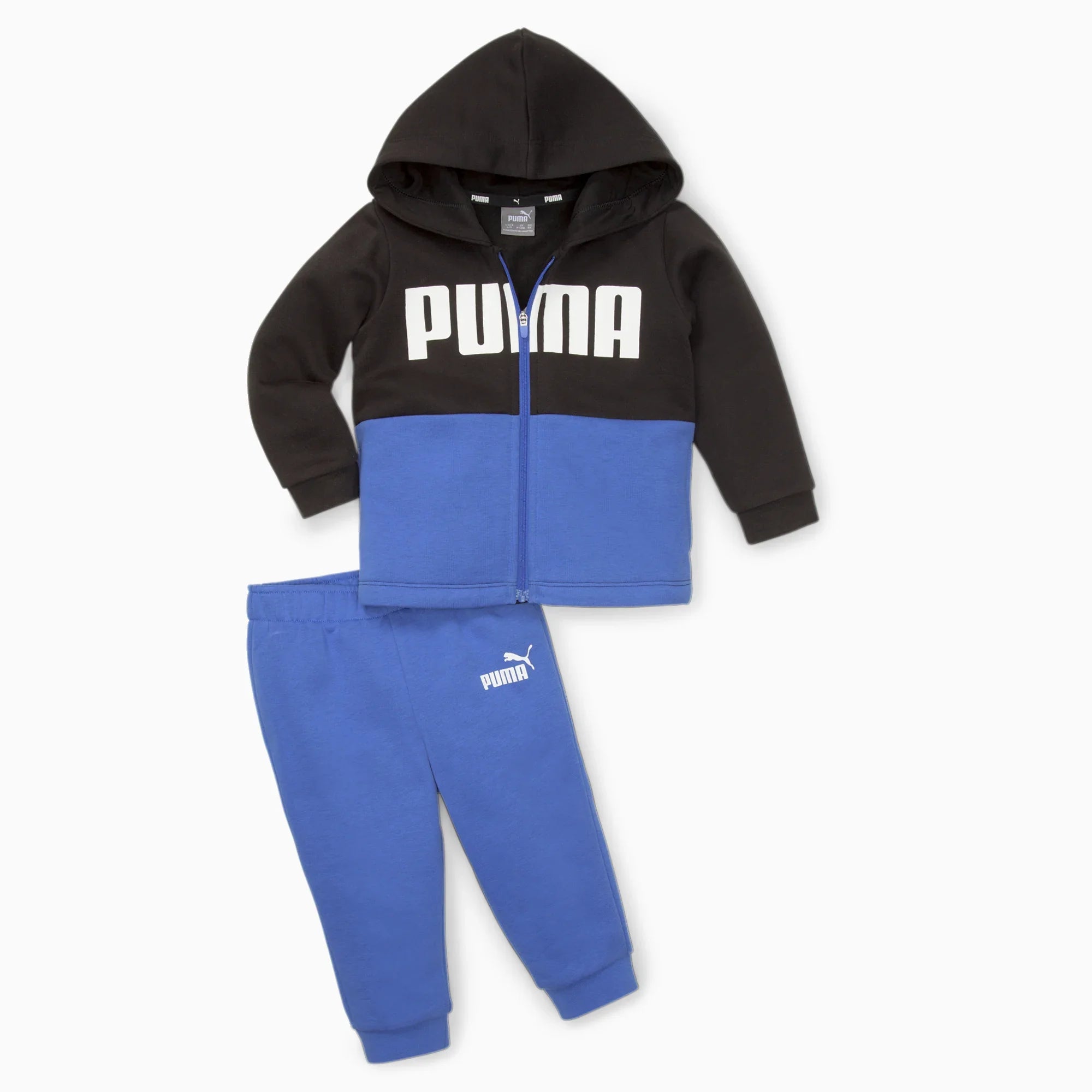 Puma Baby Cotton Fleece Minicats Colorblock Jogger TR 676938 92 royal sapphire