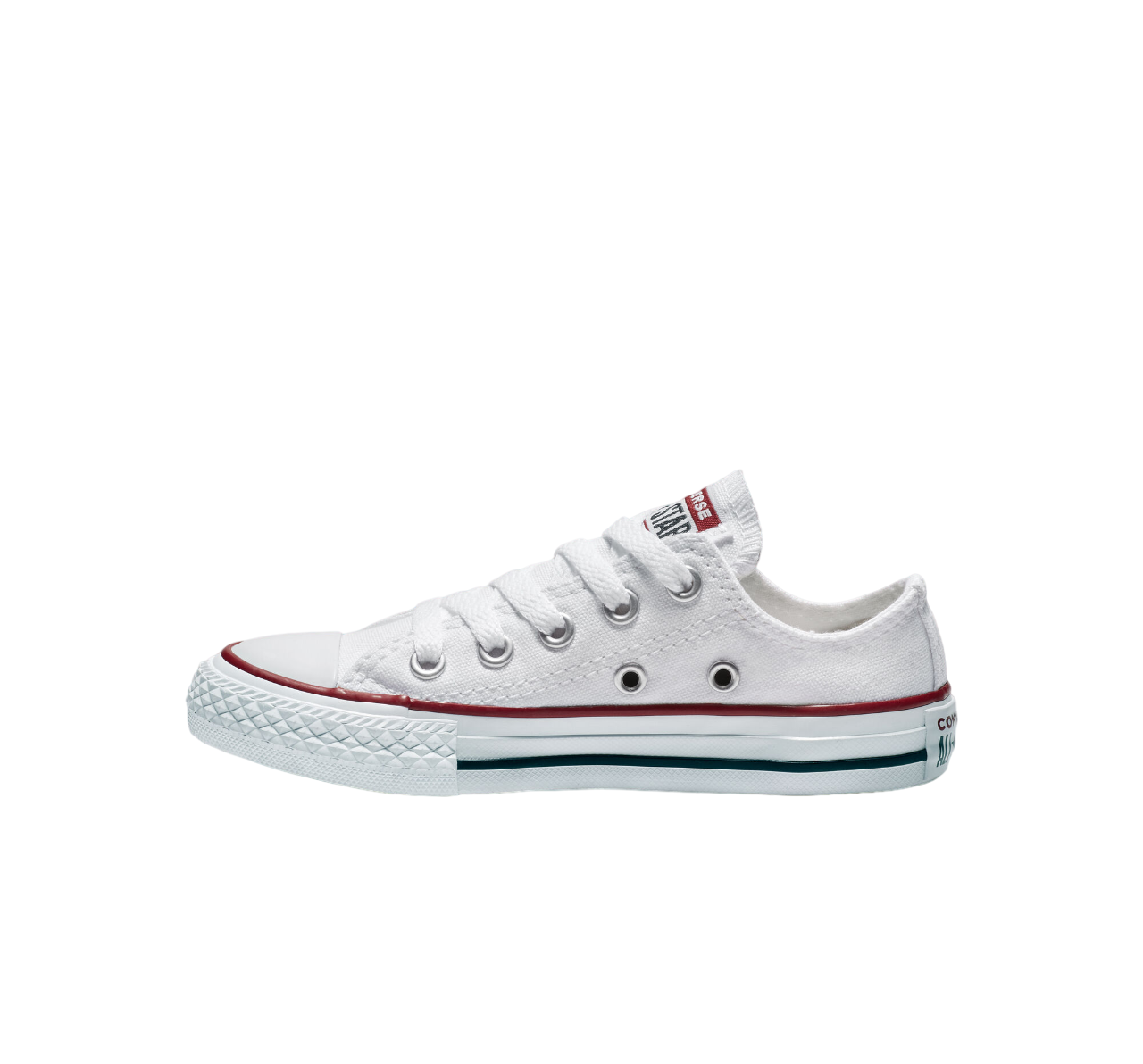 Converse All Star Chuck Taylor Classic Low Ox Junior Tela 3J256C | Sneakers bianca