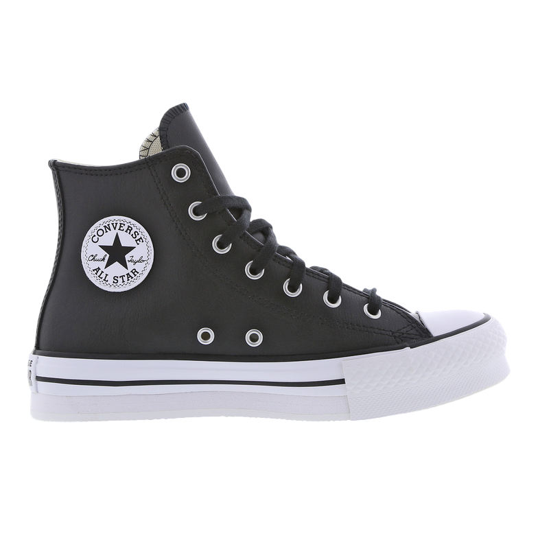 Converse All Star Chuck Taylor Eva Lift HI Donna Pelle Sintetica A02485C | Sneakers Platform nera