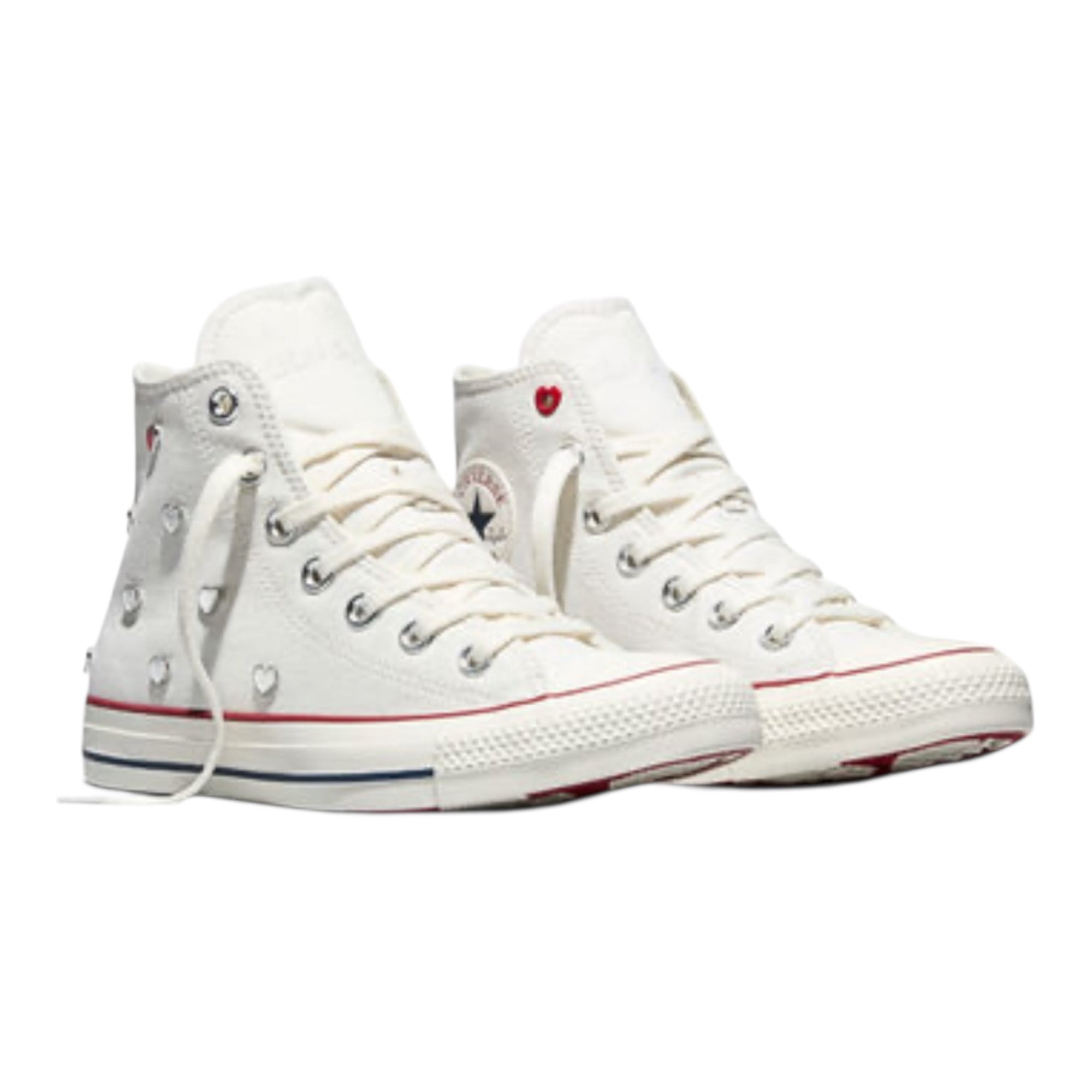 Converse Chuck Taylor All Star Valentine's Day A19055C Bianco Vintage Rosso Donna