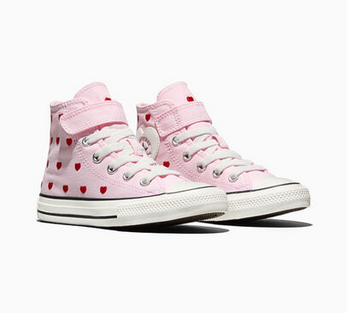 Converse Chuck Taylor All Star Easy-On Valentine's Day A19066C Rosa Bianco Bambini