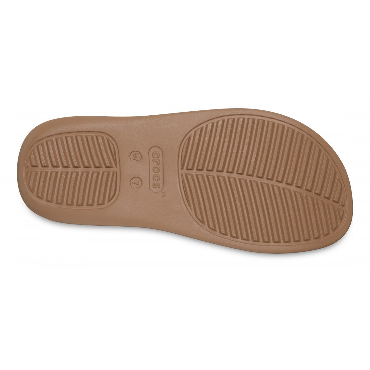 Crocs sandalo infradito da donna Getaway Platform Flip 209410-2JJ Milk Chocolate