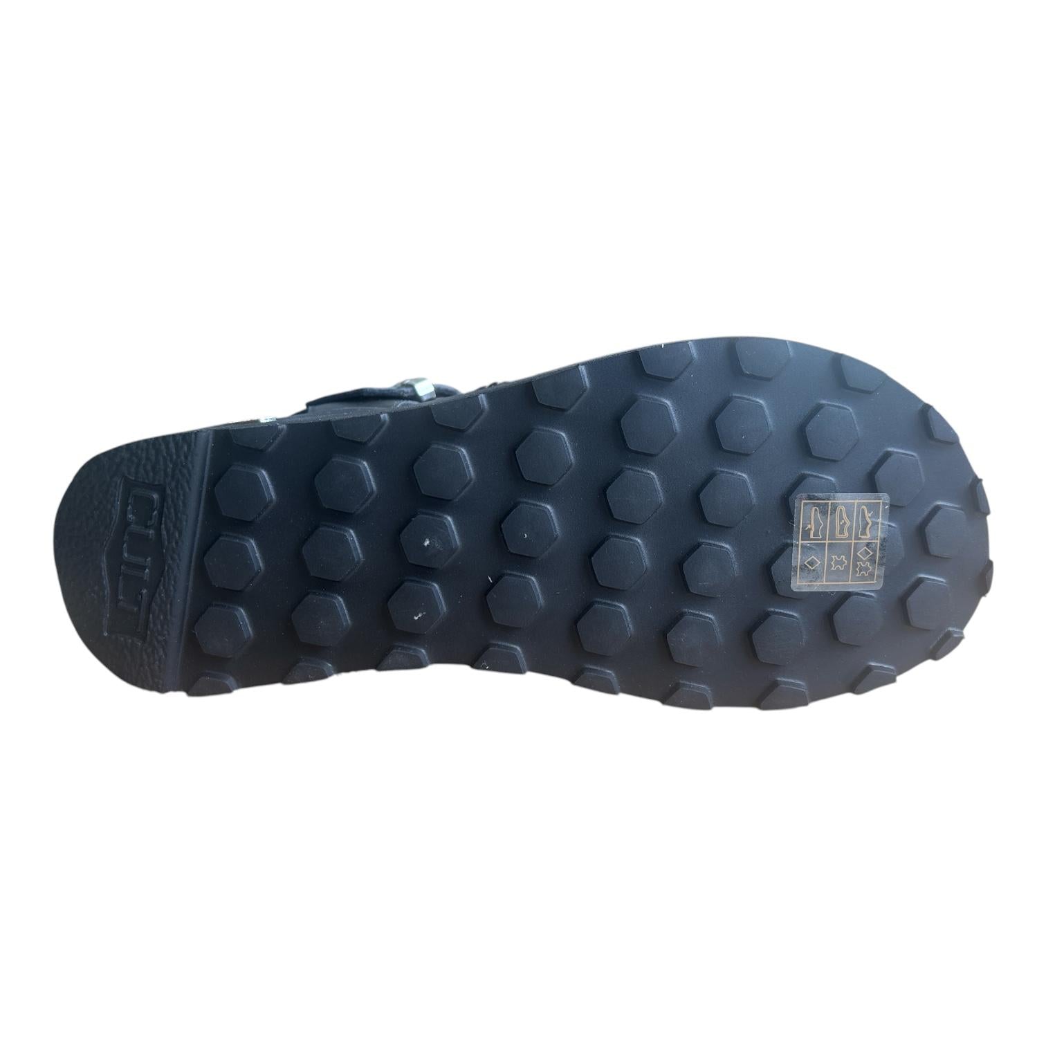 Cult Sandalo Donna Nero Zeppa Nancy 4749