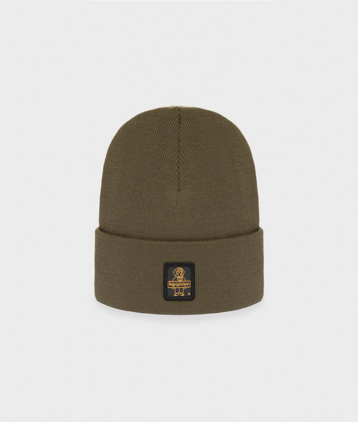 RefrigiWear Clark Hat B31908 MA9083 E03031 Unisex Verde - Berretto in Maglia