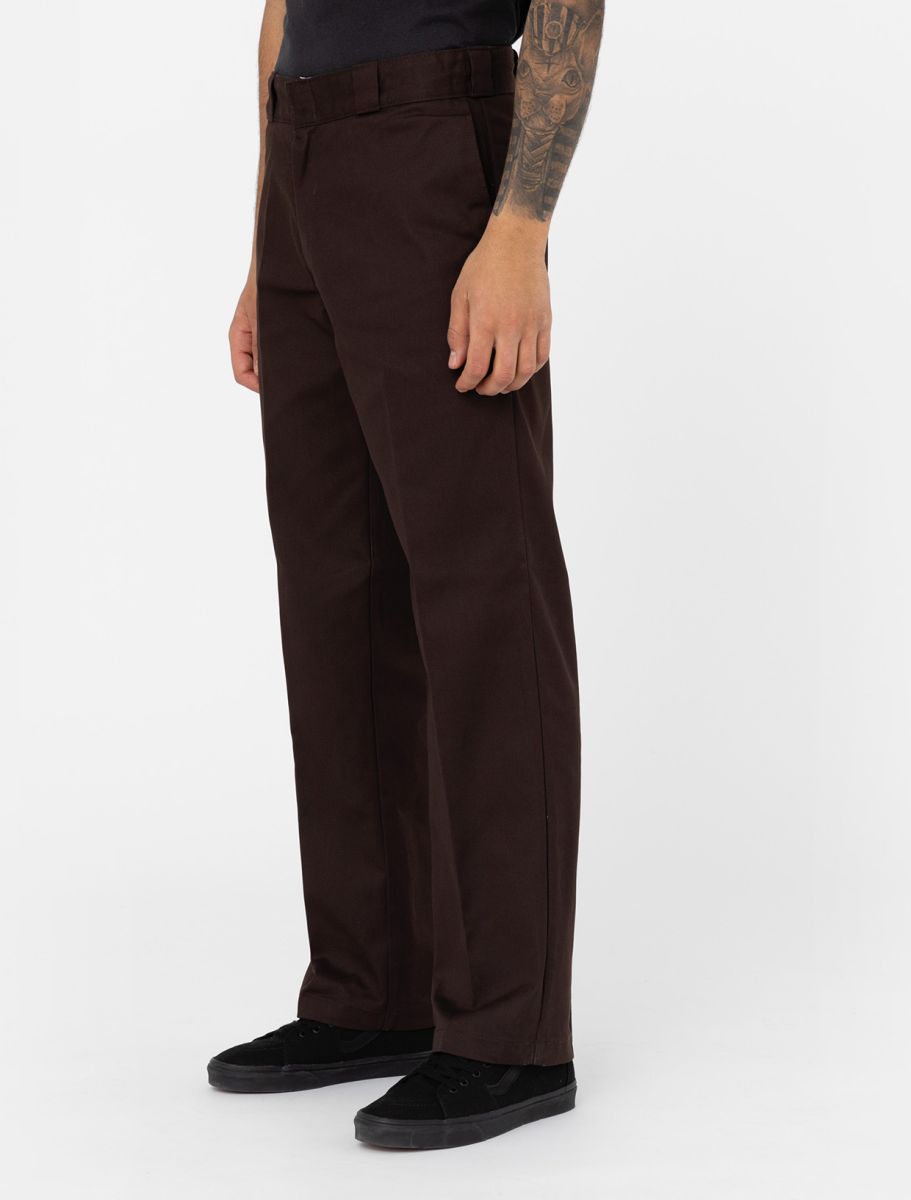 Dickies Pantalone Work Original Fit 874 Dark Brown - Uomo