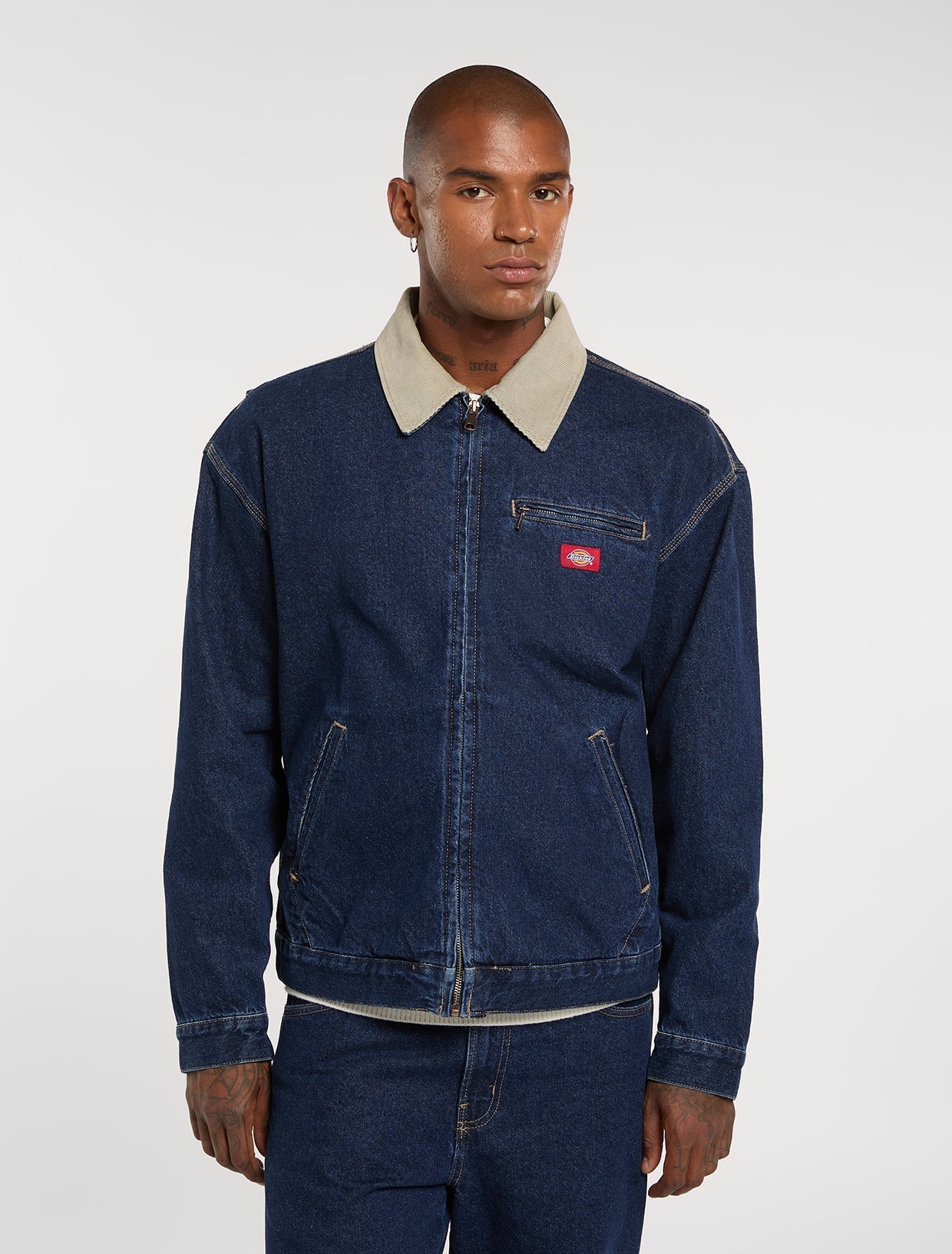 Dickies Giubbino in Jeans da Uomo Painter DK0A88EG0DD1 Blu