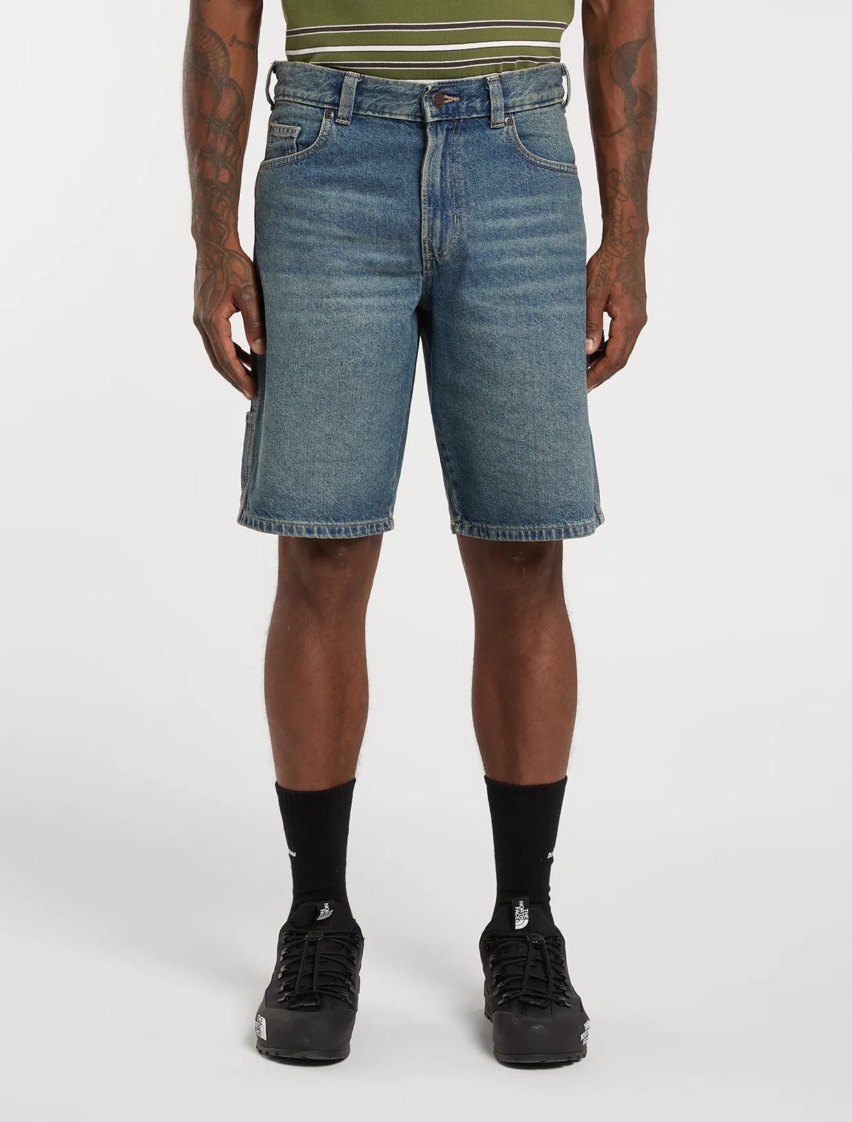 Dickies Shorts Denim Uomo Carpenter 993 11-Inch DK0A88FCL231 Blu