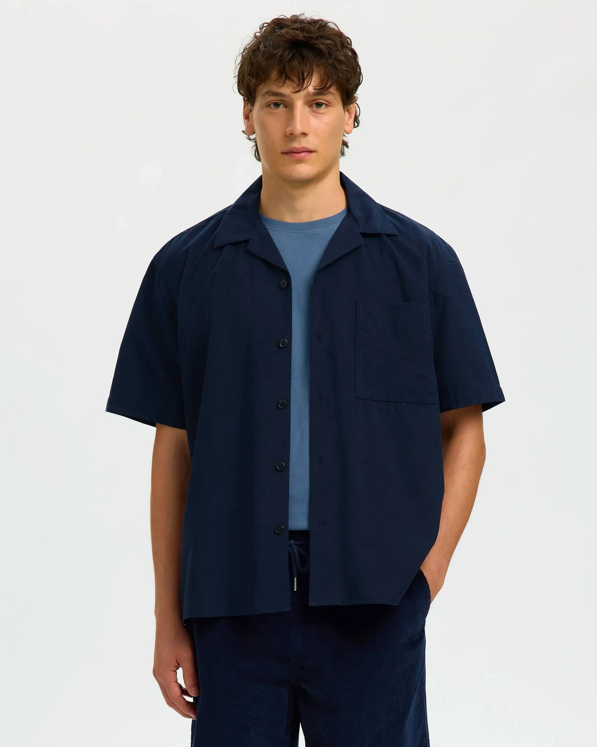 Camicia Otis Light Cotton Sky Captain