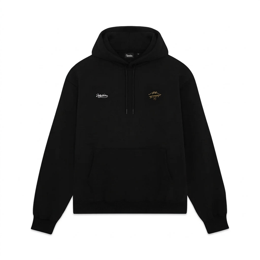Dolly Noire D10S SW1368-GQ-01 Uomo Nero - Felpa con Cappuccio