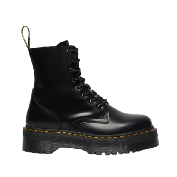 Dr. Martens Stivali Donna Jadon Platform Neri Zeppa 9cm - 15265001