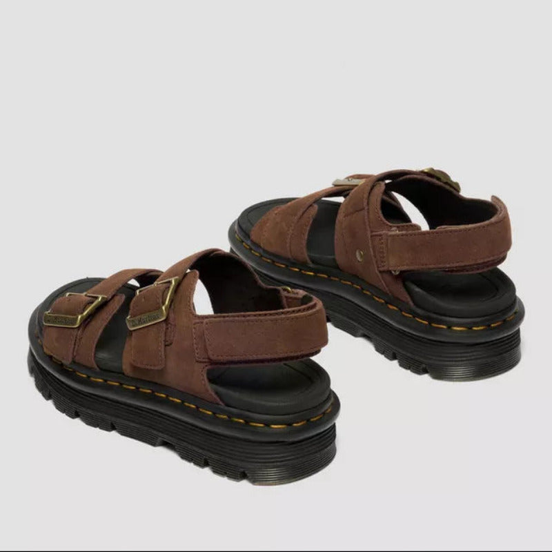 Dr. Martens Sandalo Donna Zeppa Zebzag Marrone - 42853200
