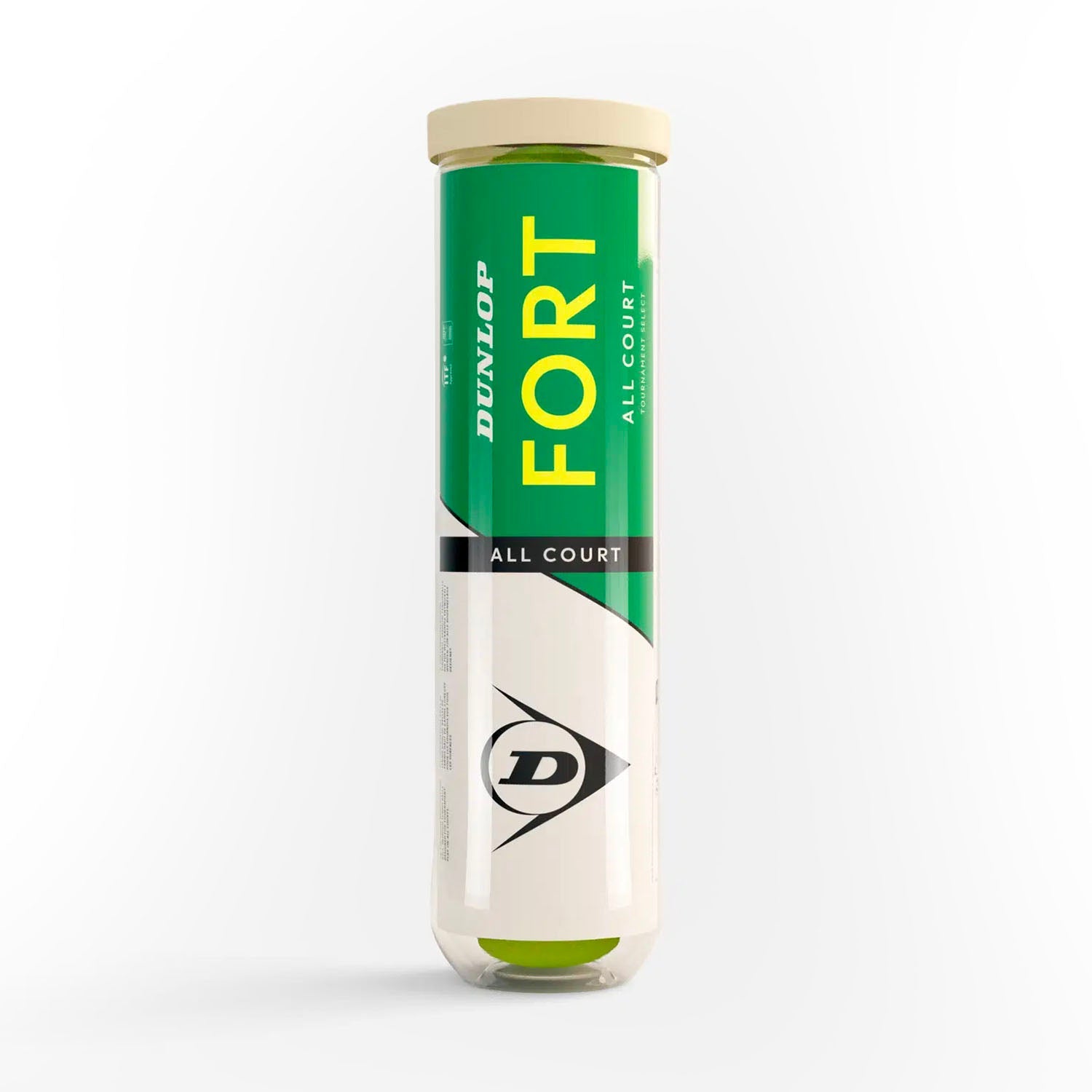 Dunlop Fort All Court Tournament Select Palline Tennis Giallo 601607 - Tubo 4