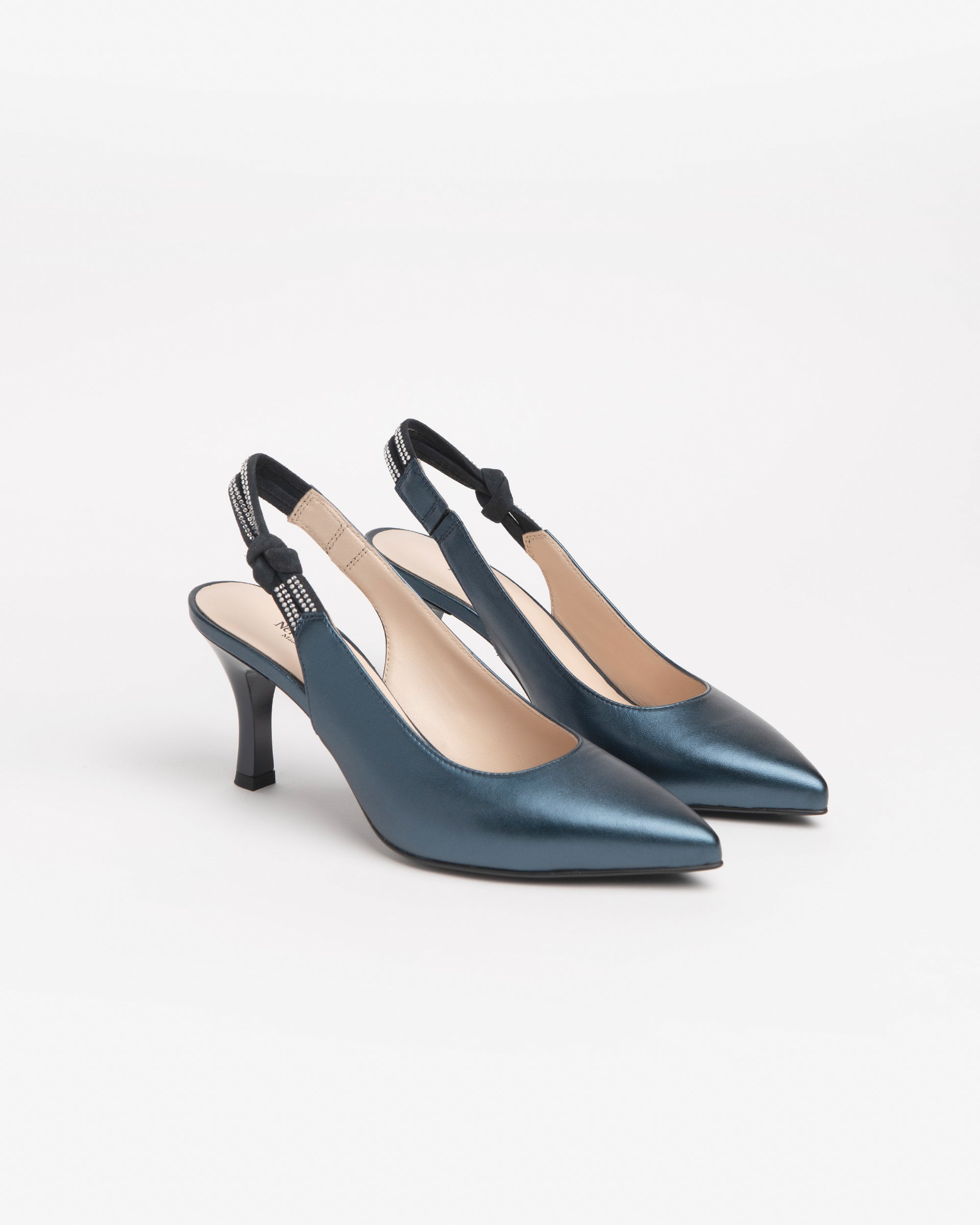 Slingback in pelle Blue da donna E218342DE_201