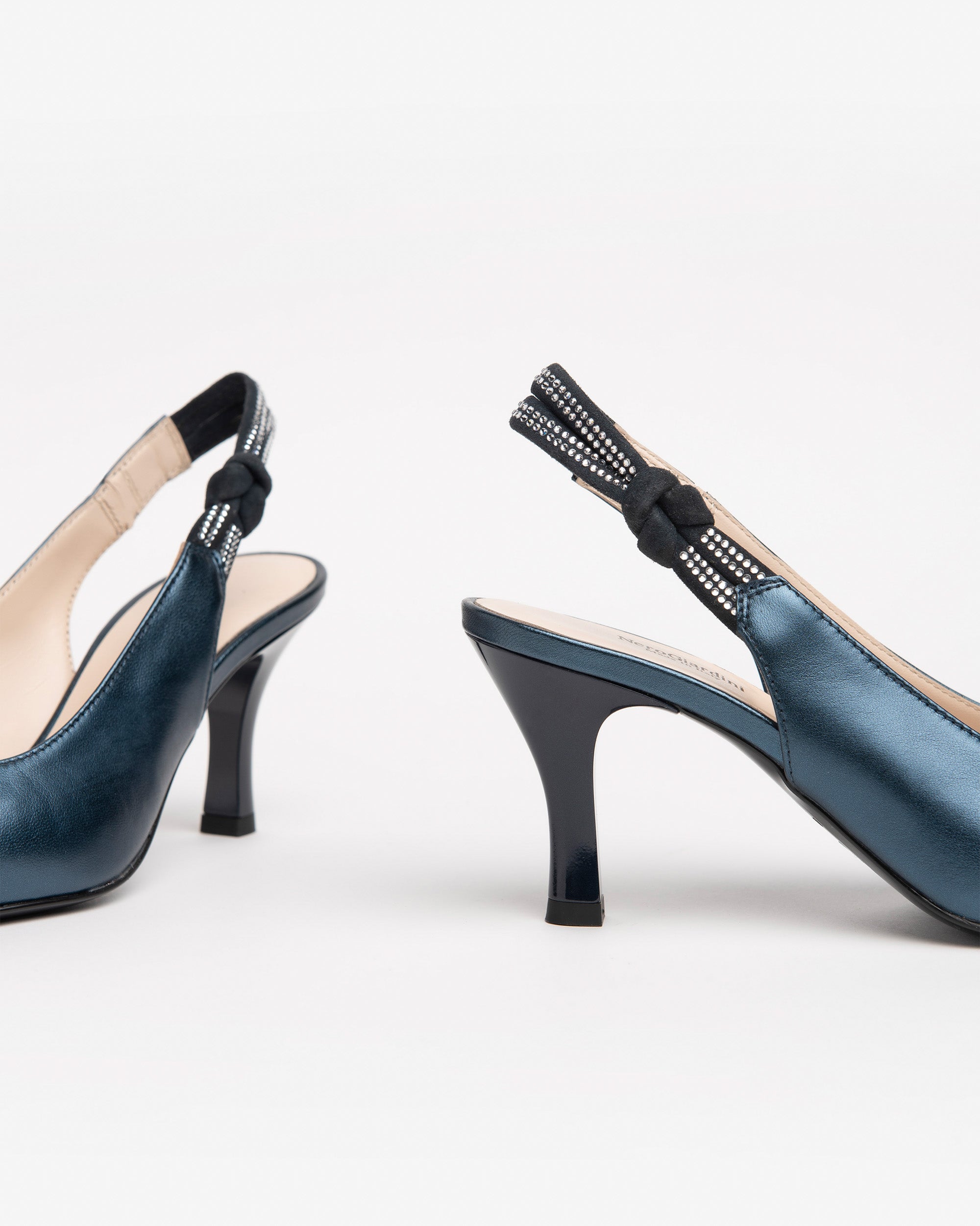 Slingback in pelle Blue da donna E218342DE_201