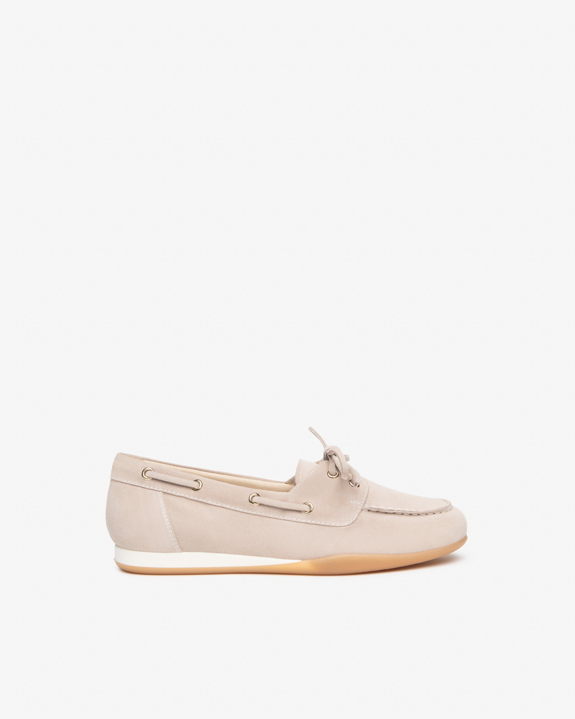 Mocassini in pelle scamosciata Beige da donna E615042d_677