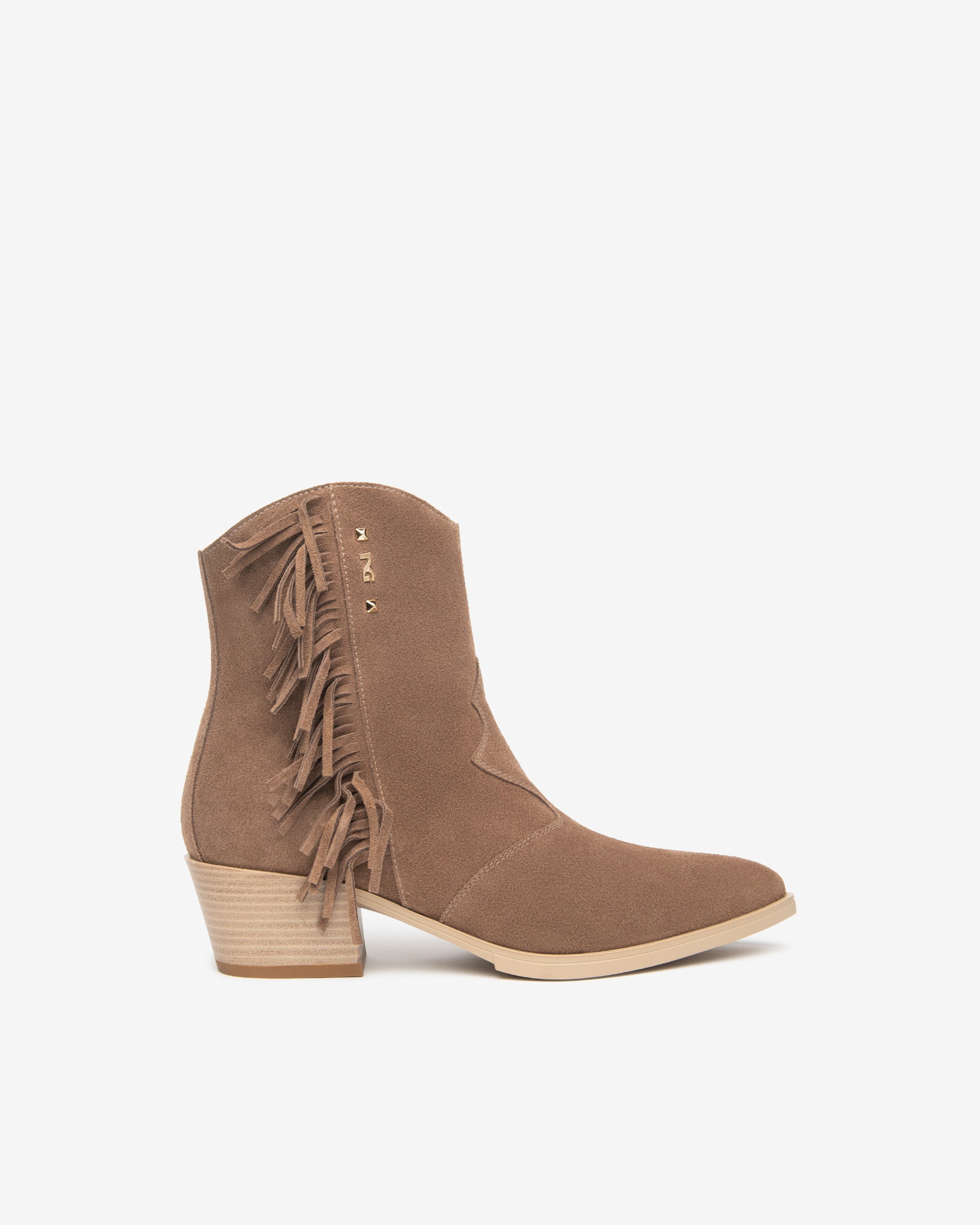 Stivaletti in pelle scamosciata da donna E615131D_442 Mou