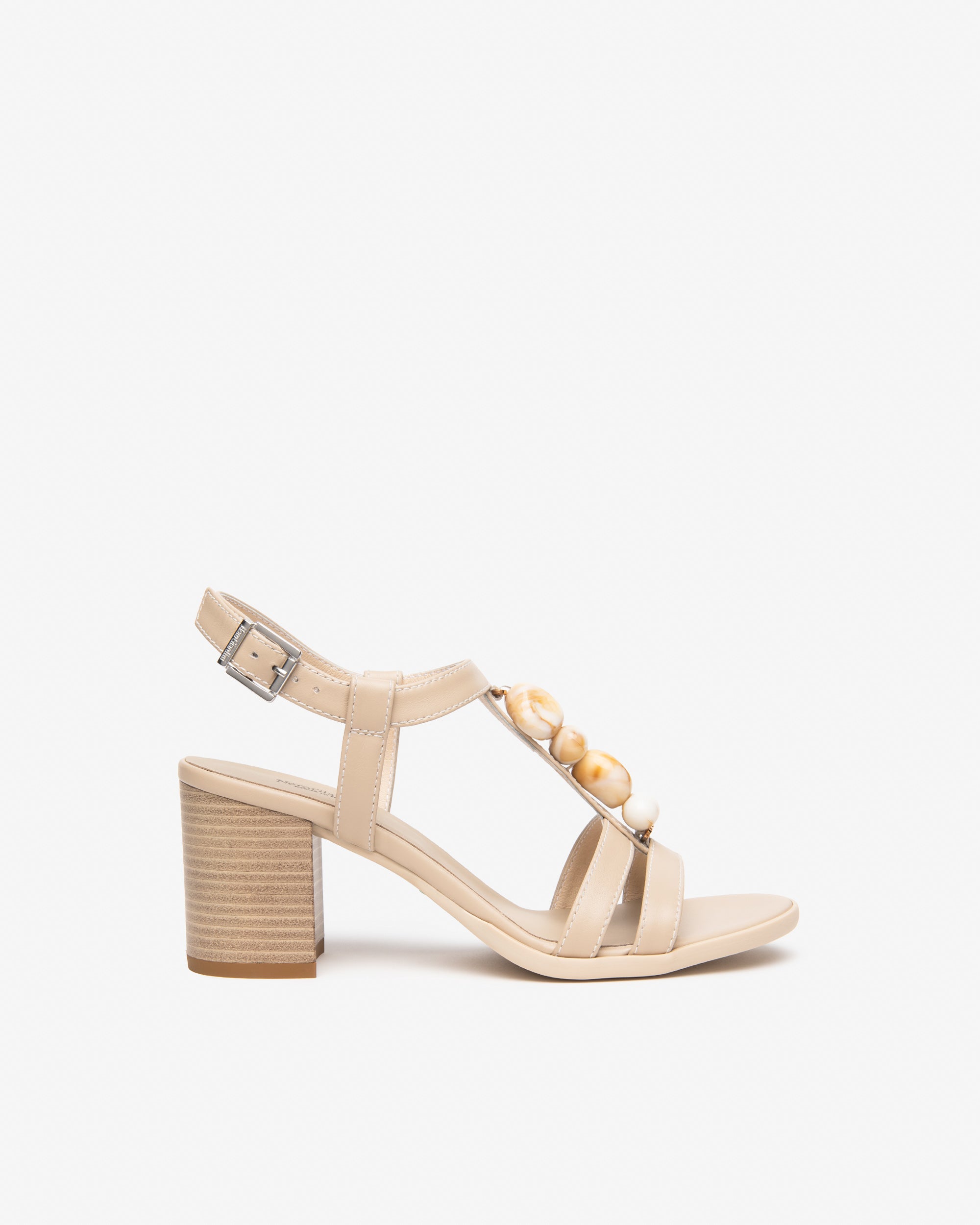 NeroGiardini Sandali Donna in Pelle  Beige Art.E615860