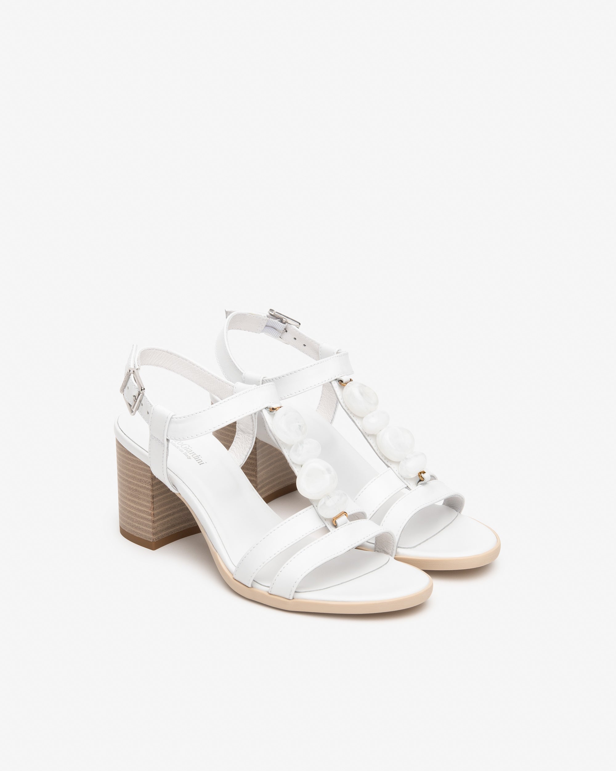 NeroGiardini Sandali Donna in Pelle bianco E615860D