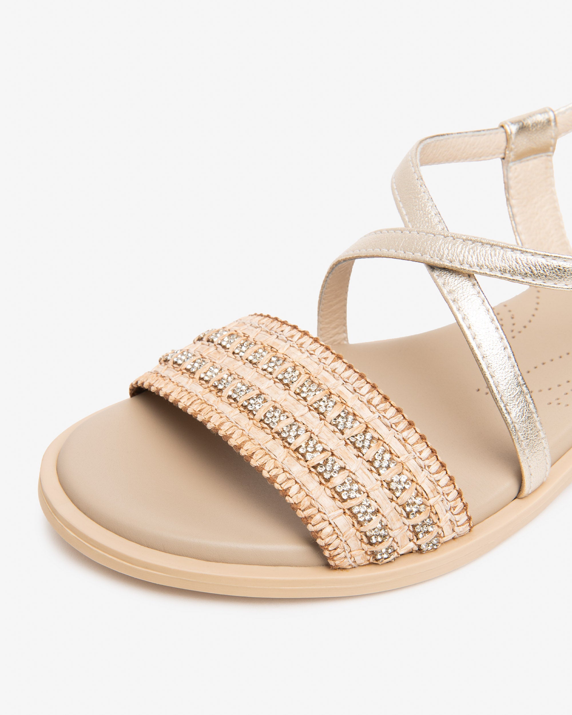 Nero Giardini Sandali Donna Miele in Pelle e Tessuto E615900D-418