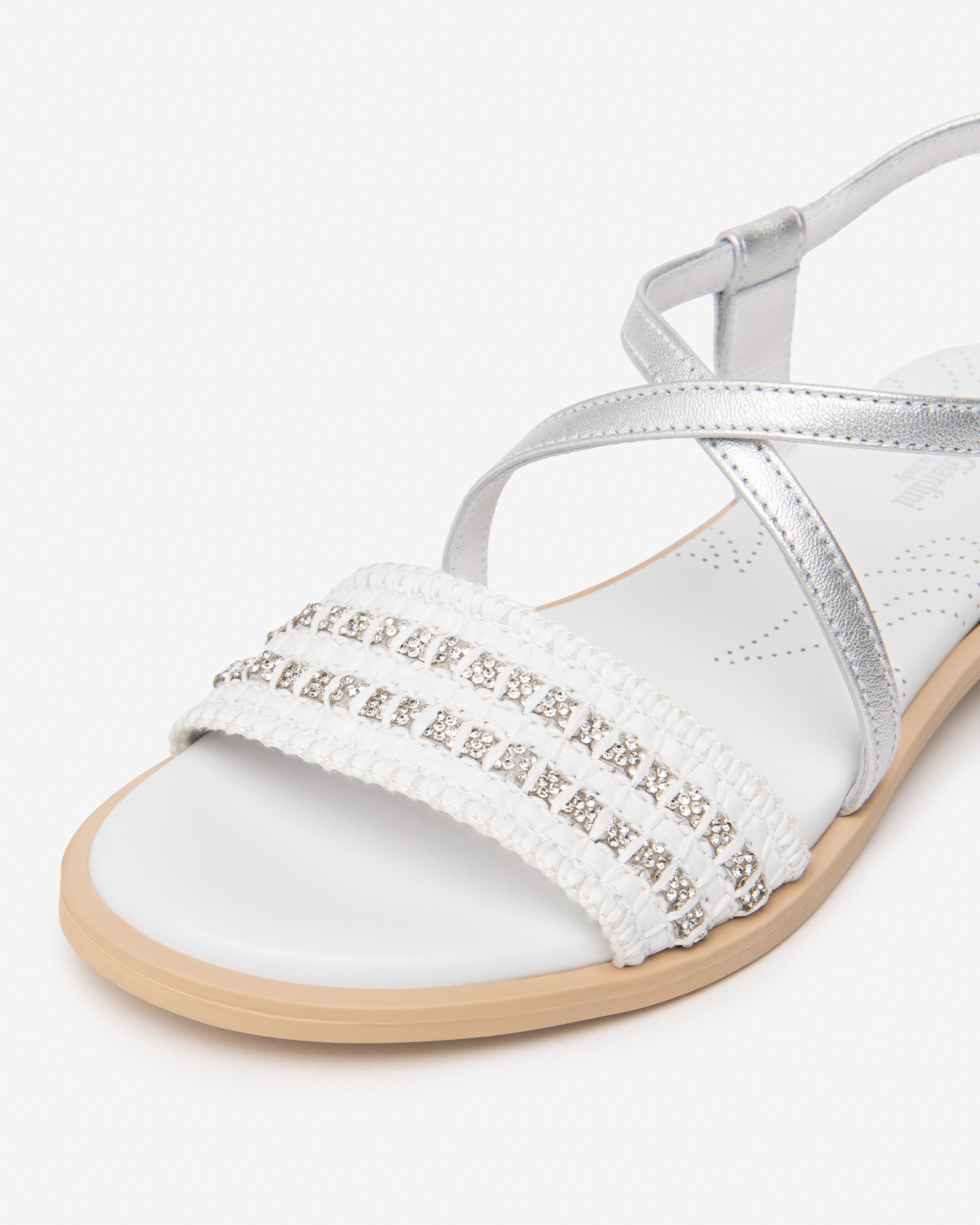Nero Giardini Sandalo Dona in pelle Argento E615900D