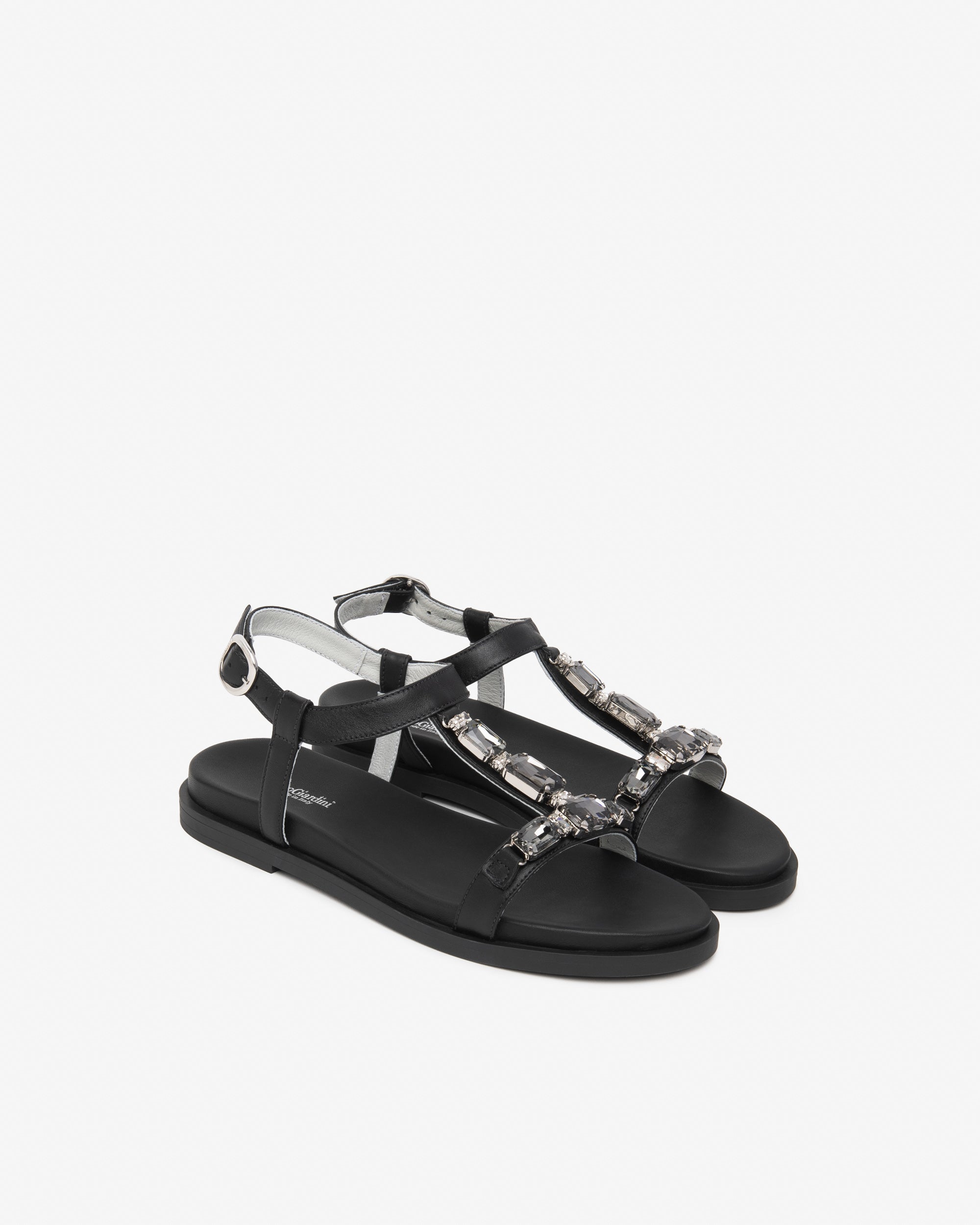 Nero Giardini  Sandali Donna in Pelle Nero E615931D-100