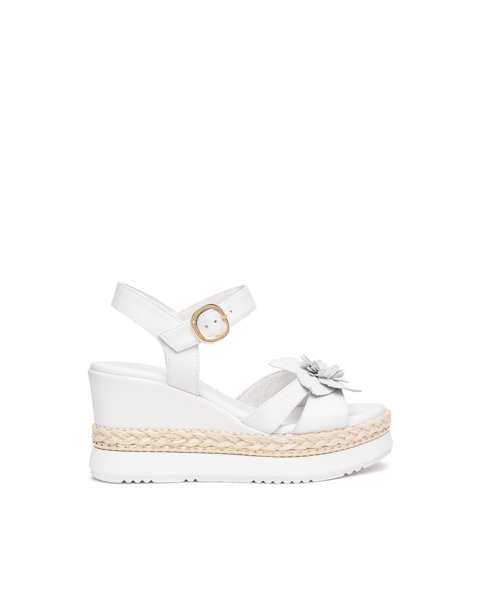 Nero Giardini Sandalo zeppa bianco e-616012d-707