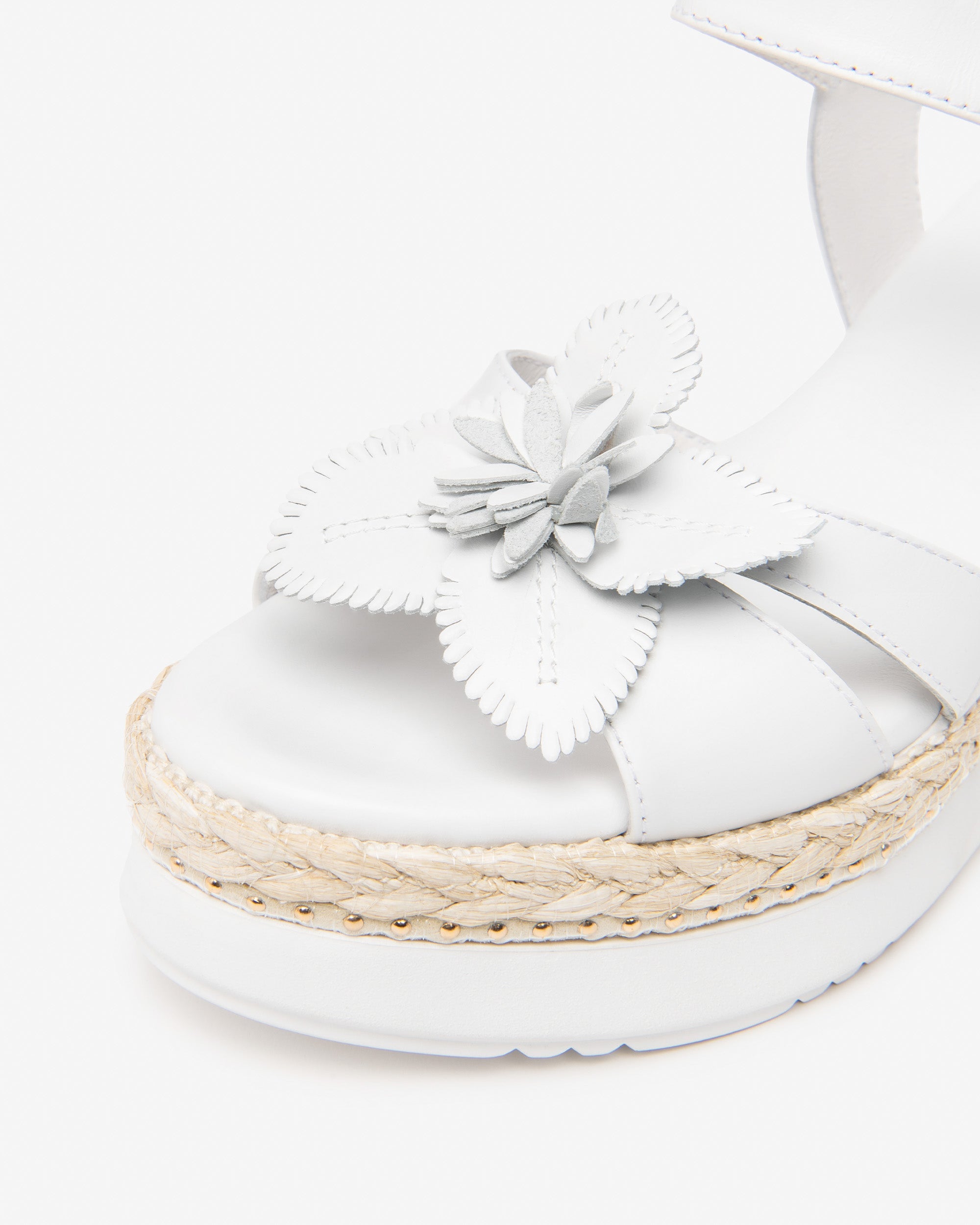 Nero Giardini Sandalo zeppa bianco e-616012d-707