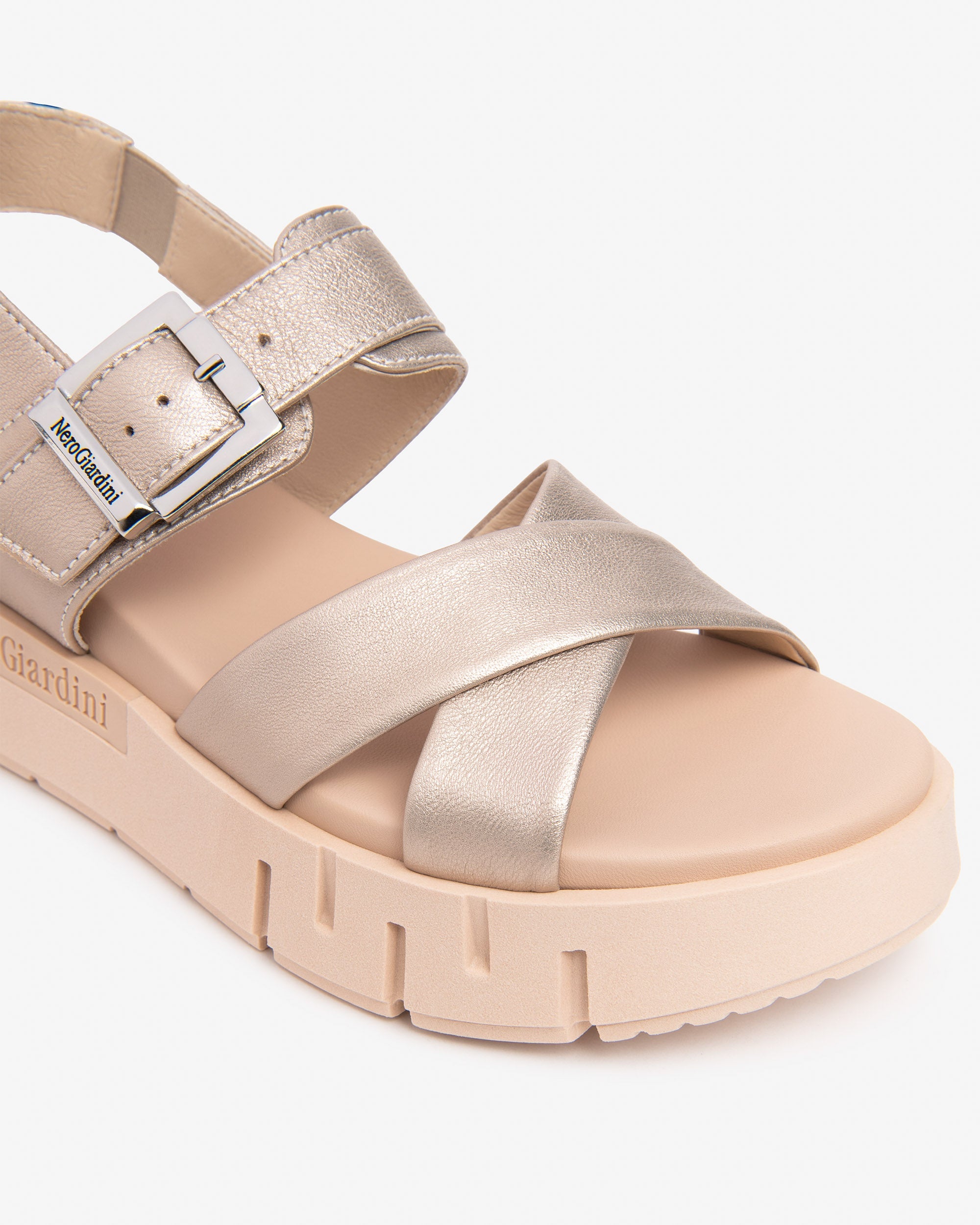 Nero Giardini Sandali Donna in Pelle cipria E617064D-675