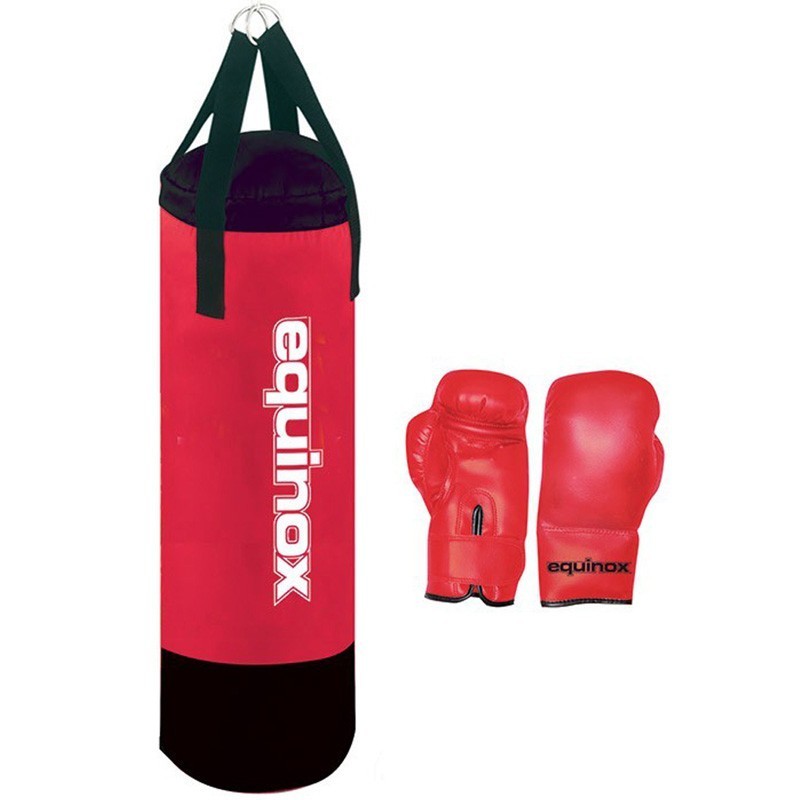 Equinox 6oz Kids Punch Bag with Gloves Pro Boxing Set BOE-002