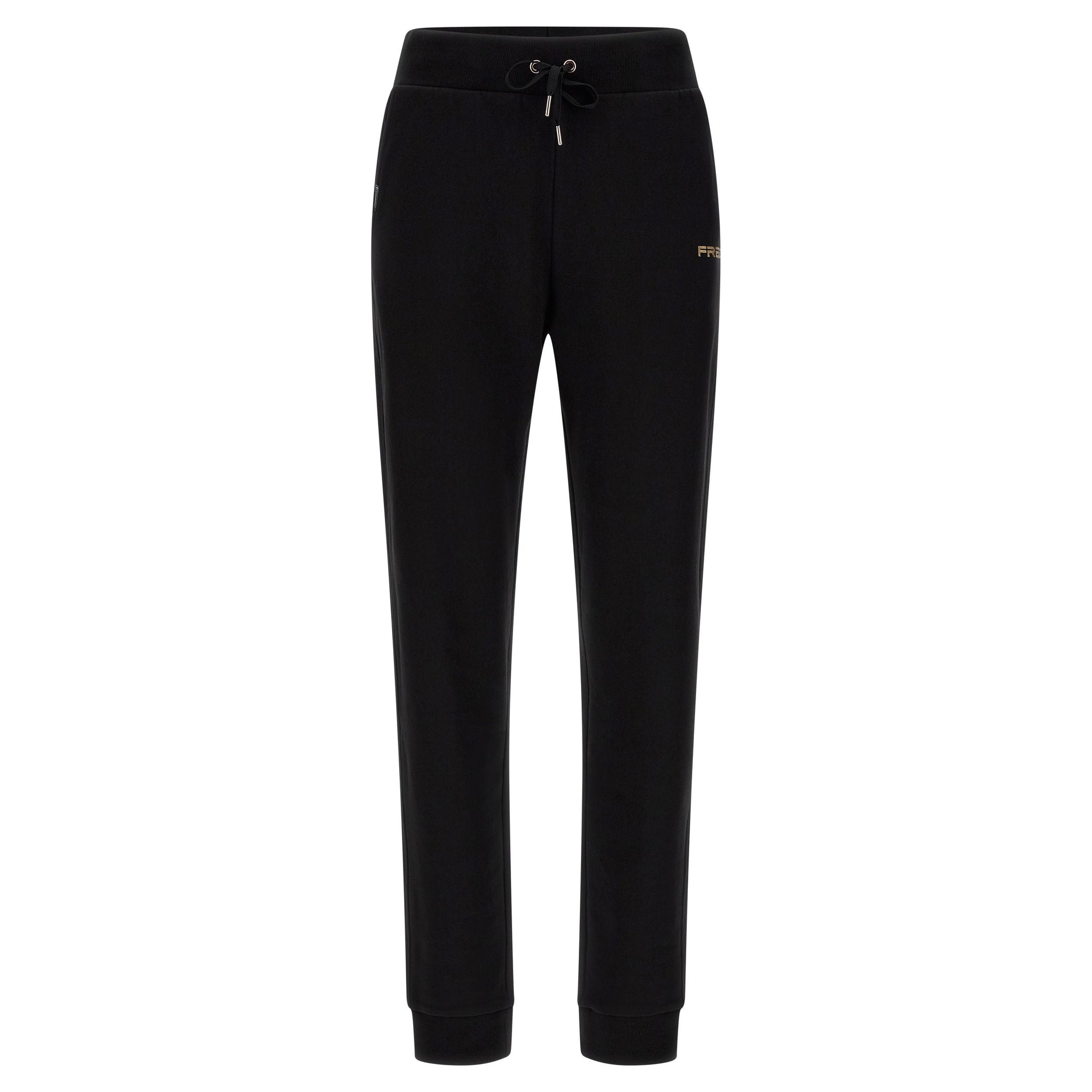 Freddy tuta sportiva da donna con zip e collo ad anello e inserto a fantasia F3WTRK3 F93N malaga-nero