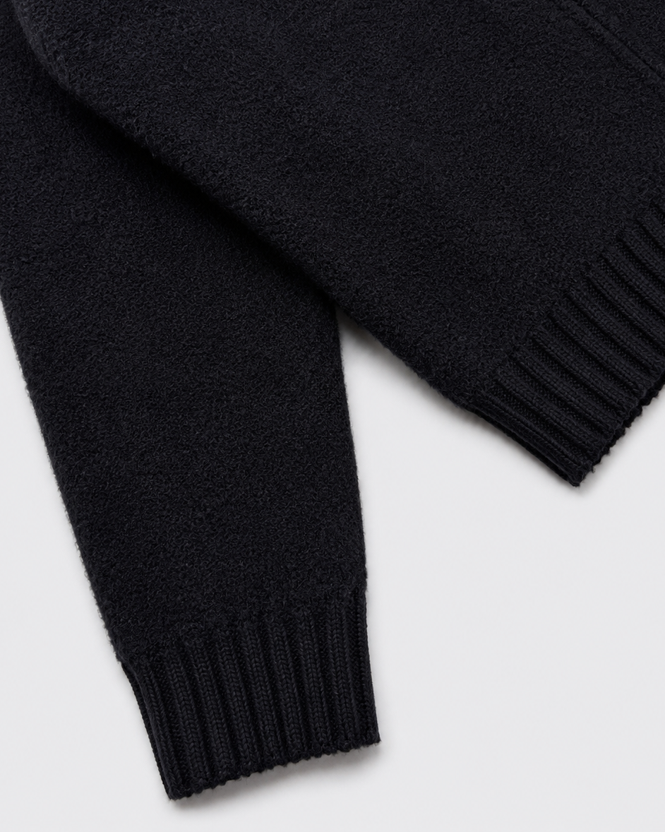 Bomber Over In Maglia Nero