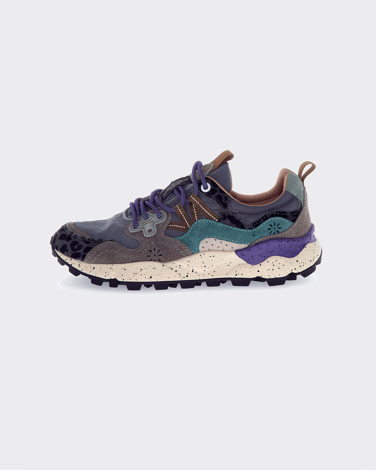 Sneakers Yamano 3 Uni Suede-Pony Hair-Nylon Dark Grey/Anthracite/Bottle
