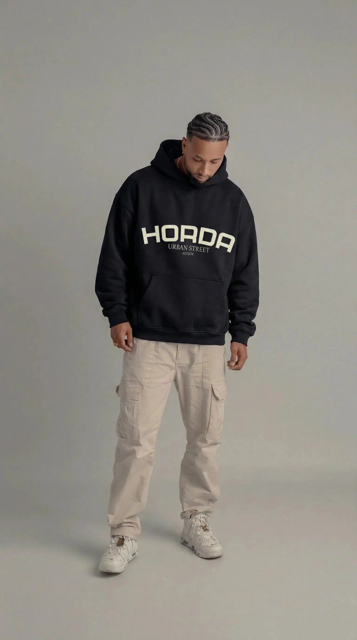Felpa Boxy Fit 380g Cotone Premium – Streetwear Artigianale Made in Italy