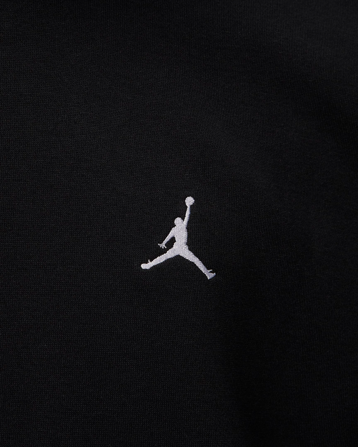Felpa Jordan Brooklyn Fleece Nera Uomo FV7293-010 | Girocollo Streetwear