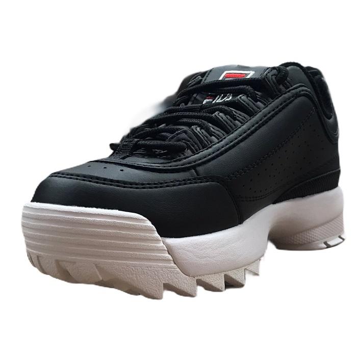 Fila Disruptor Kids 1010567 Nero | Sneakers Platform Bambino Iconiche