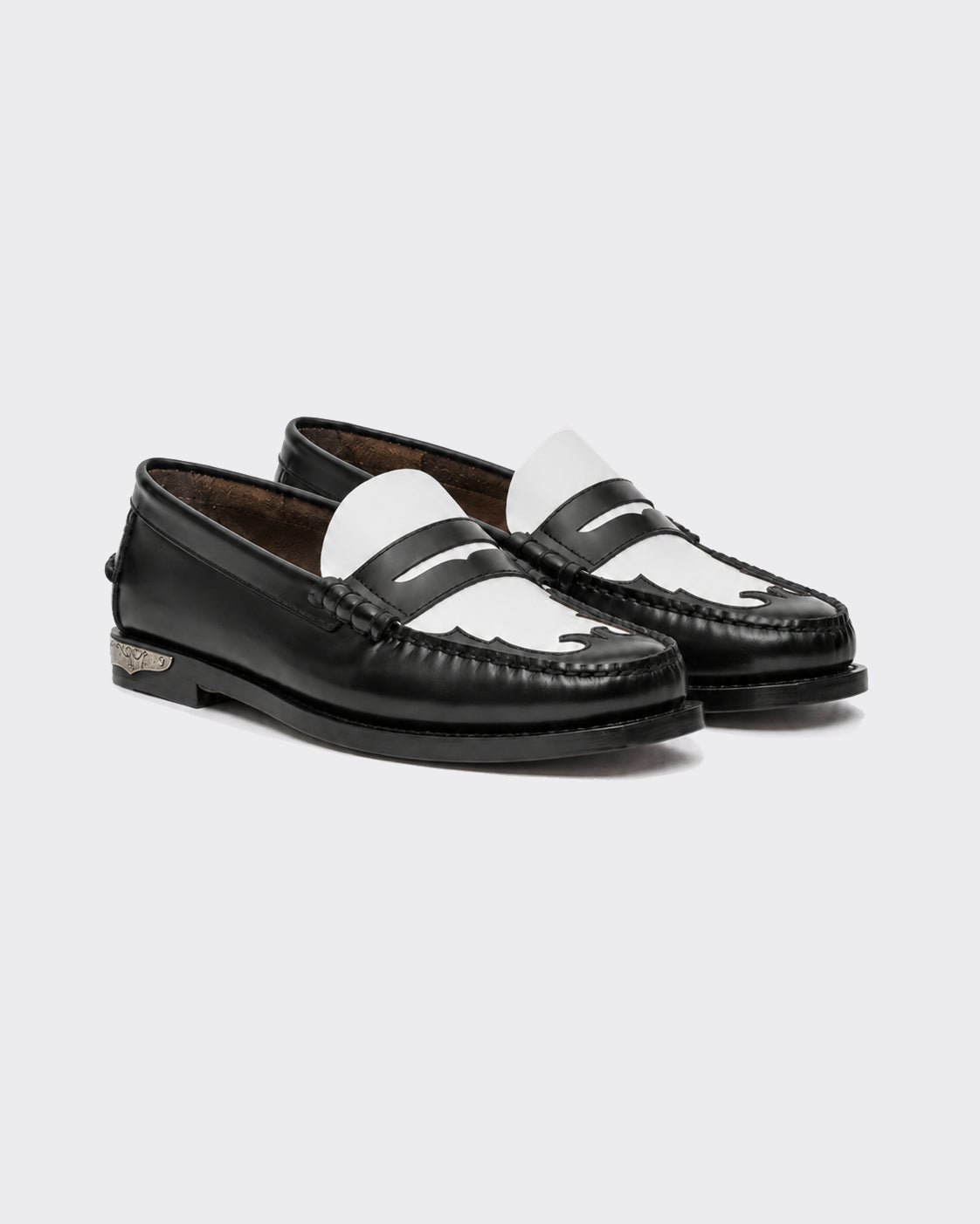 Mocassino Woman Dan Scarabeo Nero/Bianco