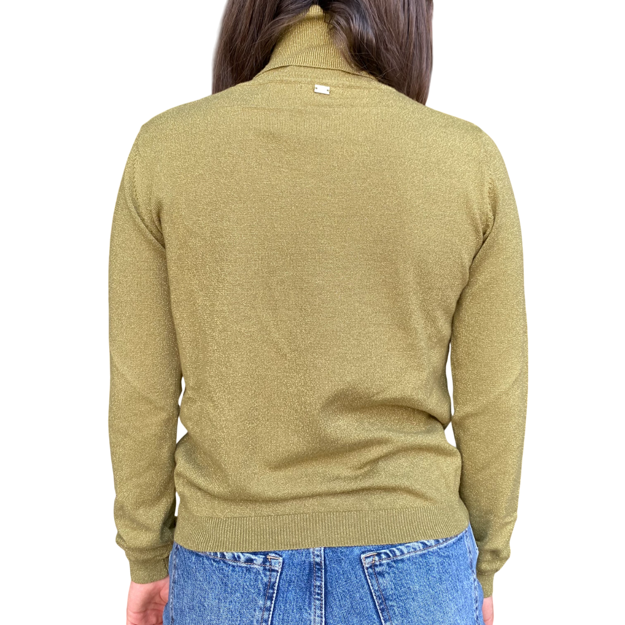 GRIFFAI Maglia Lurex Donna DGF5598 verde