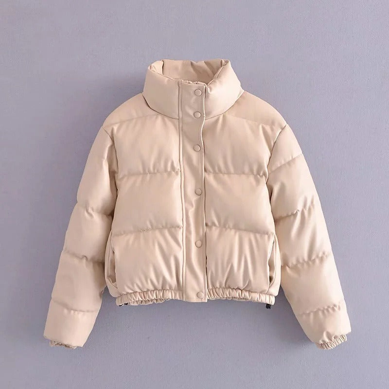 Giubbotto Imbottita Donna in Cotone – Calda, Casual e Invernale