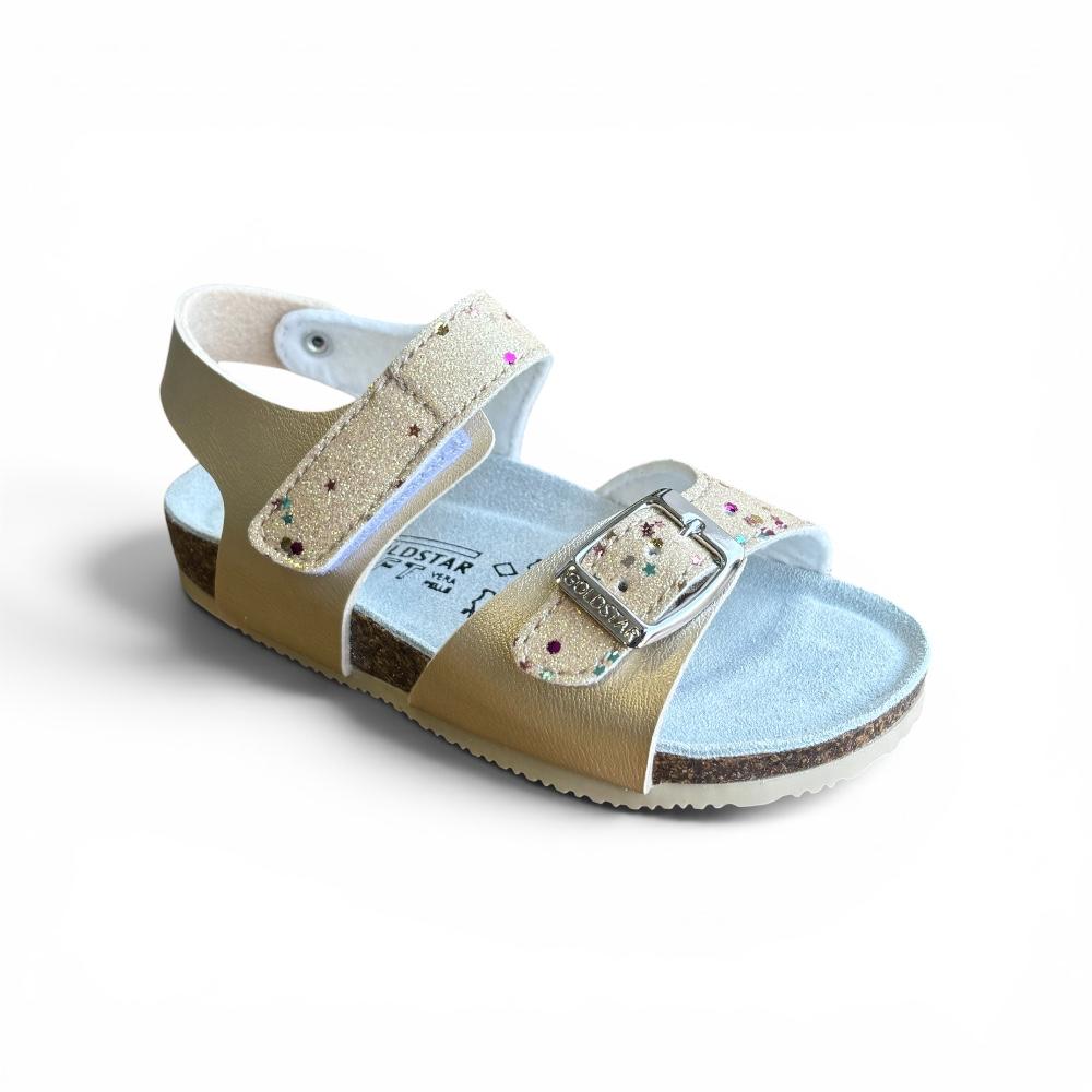 Goldstar Rafting Sandalo Bambina con Strappo Platino - GS847M