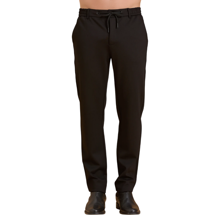 Griffai Pantalaccio Uomo Punto Milano Nero neroUGF3758 | Comfort Elasticizzato &amp; Stile Casual